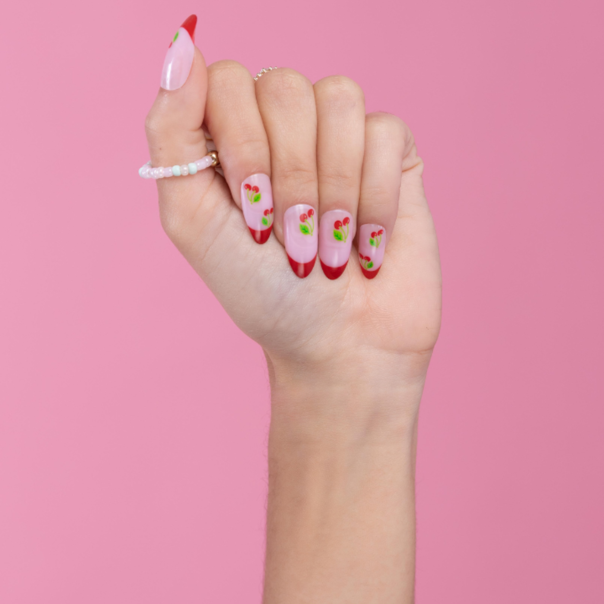 Press-On Nails PaintLab Cherry