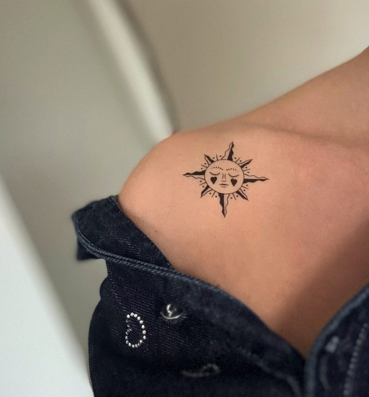 SIOOU Temporary Tattoo Sun (x5)