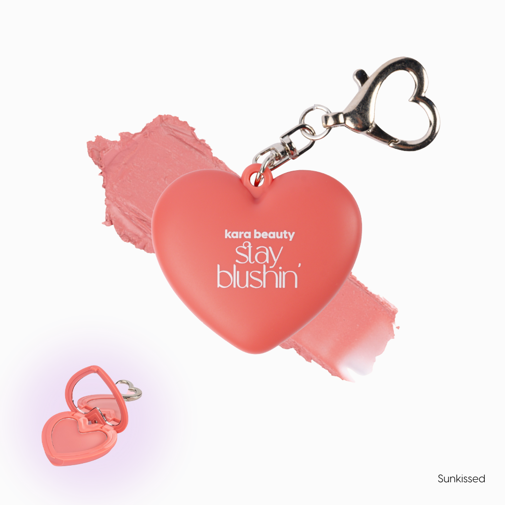 Porte-clés Blush baume lèvres et joues | Stay Blushin (Sunkissed)