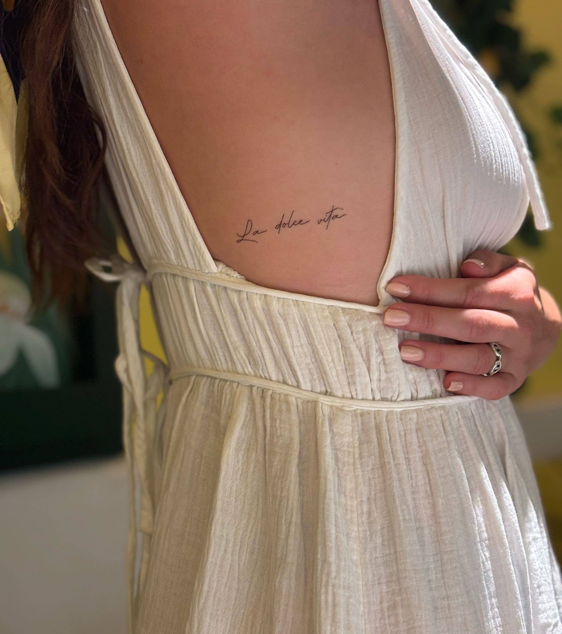 SIOOU Temporary Tattoos Dolce Vita