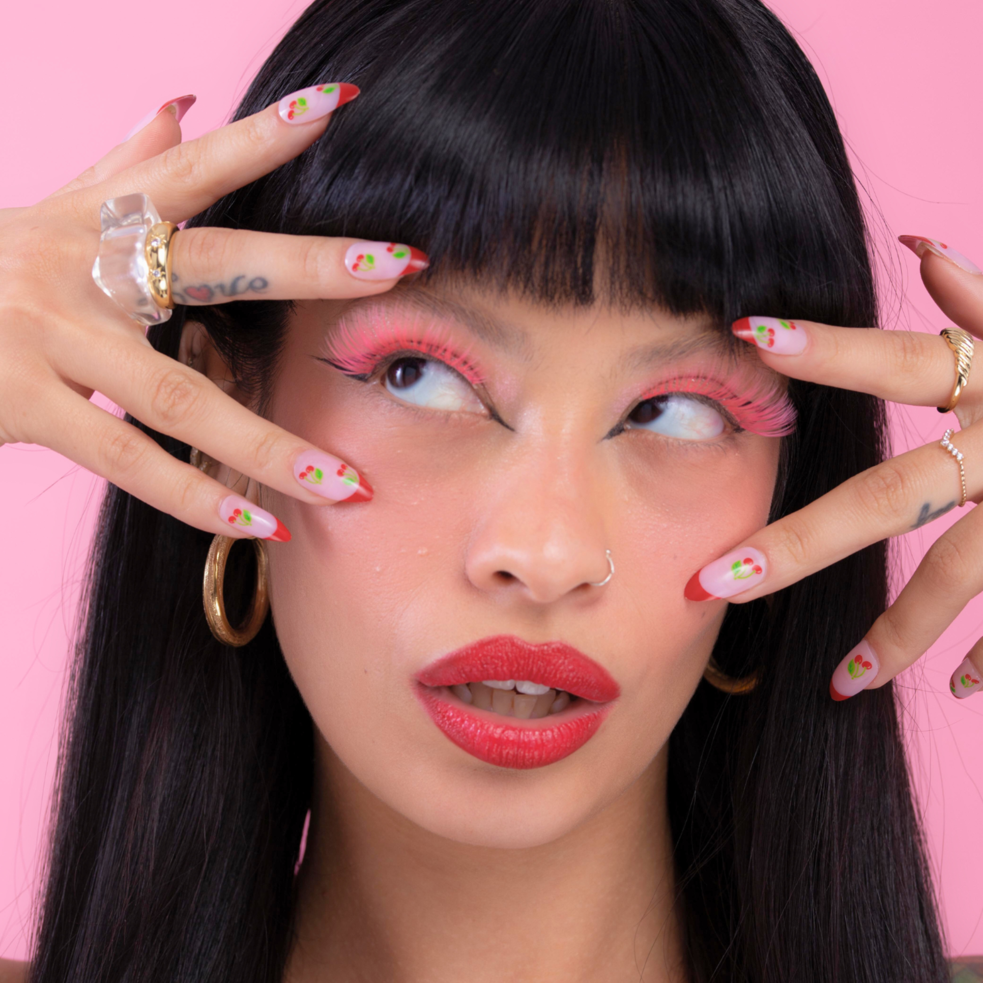 Press-On Nails PaintLab Cherry