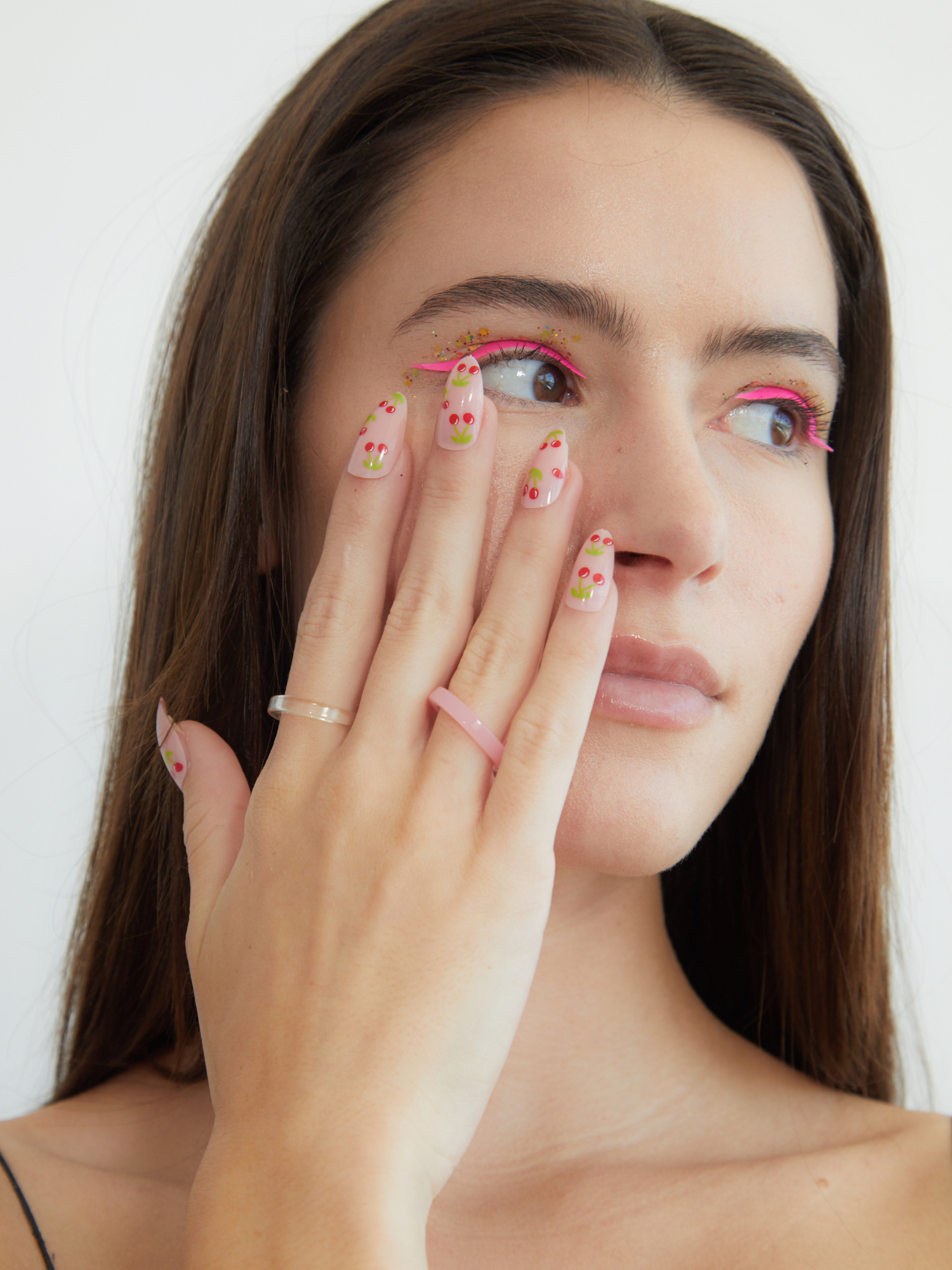 Press-On Nails PaintLab Cherry Bomb