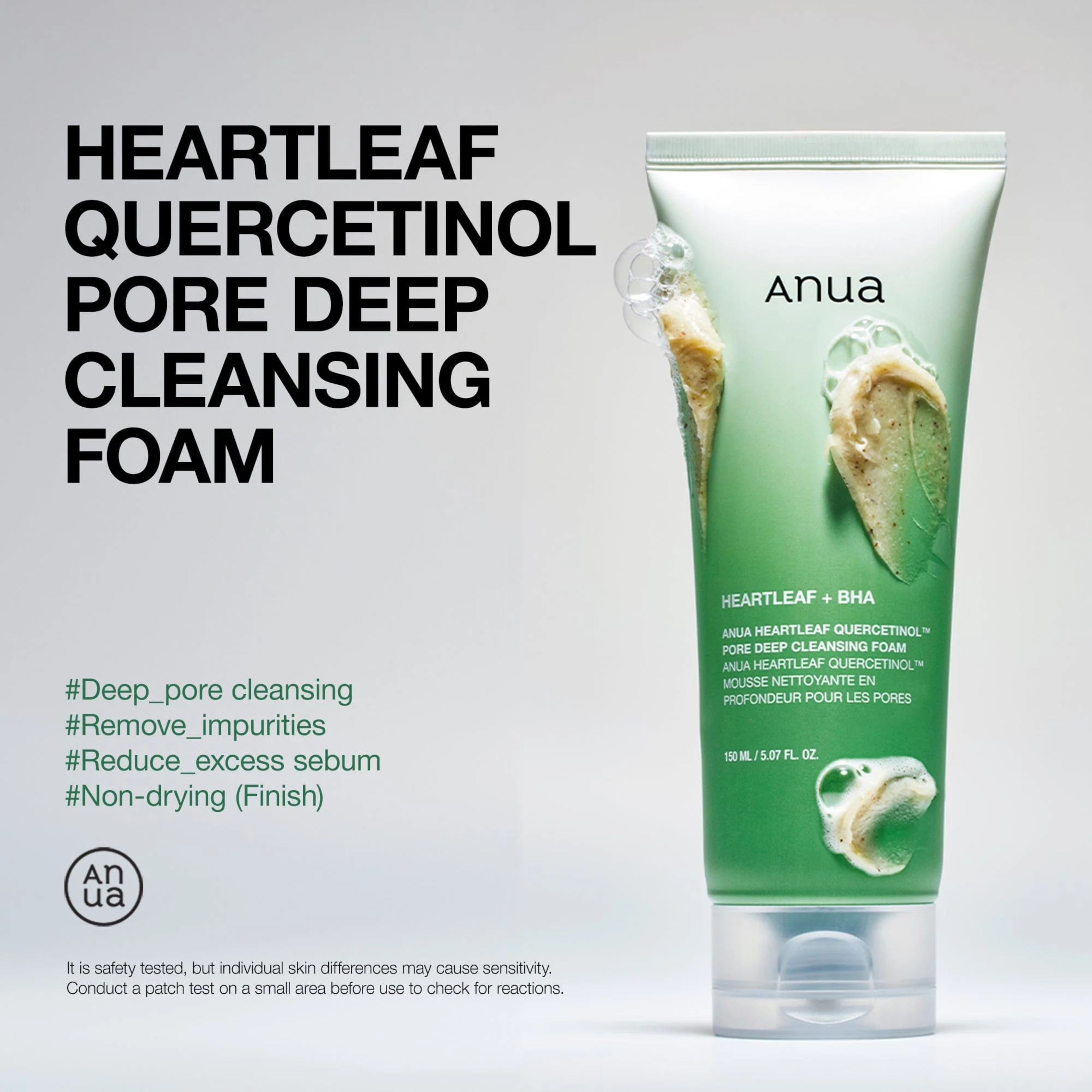 ANUA Heartleaf + BHA Cleansing Foam