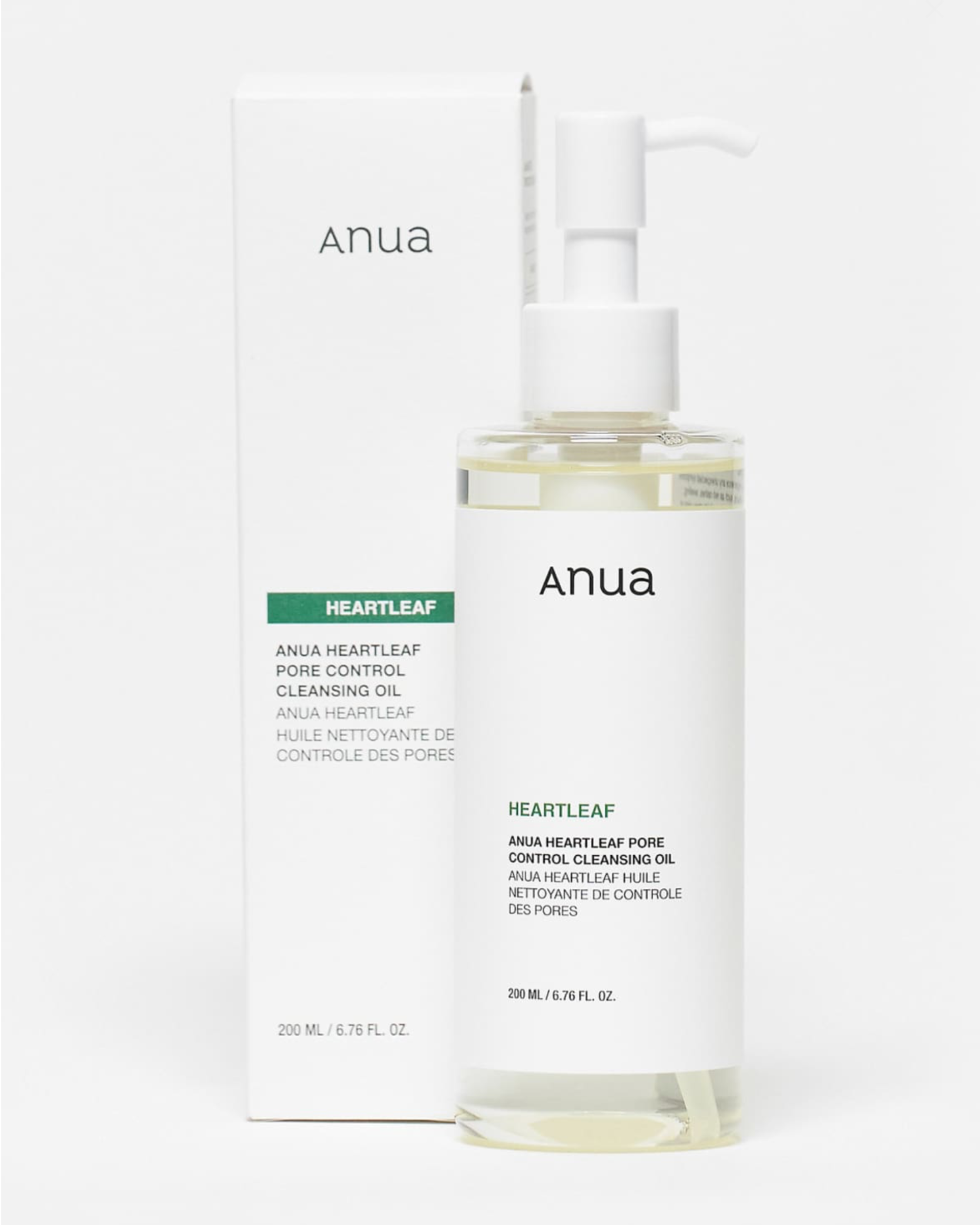 ANUA - Heartleaf Pore Control Cleansing Oil | Huile démaquillante - contrôle du sébum et des pores 
