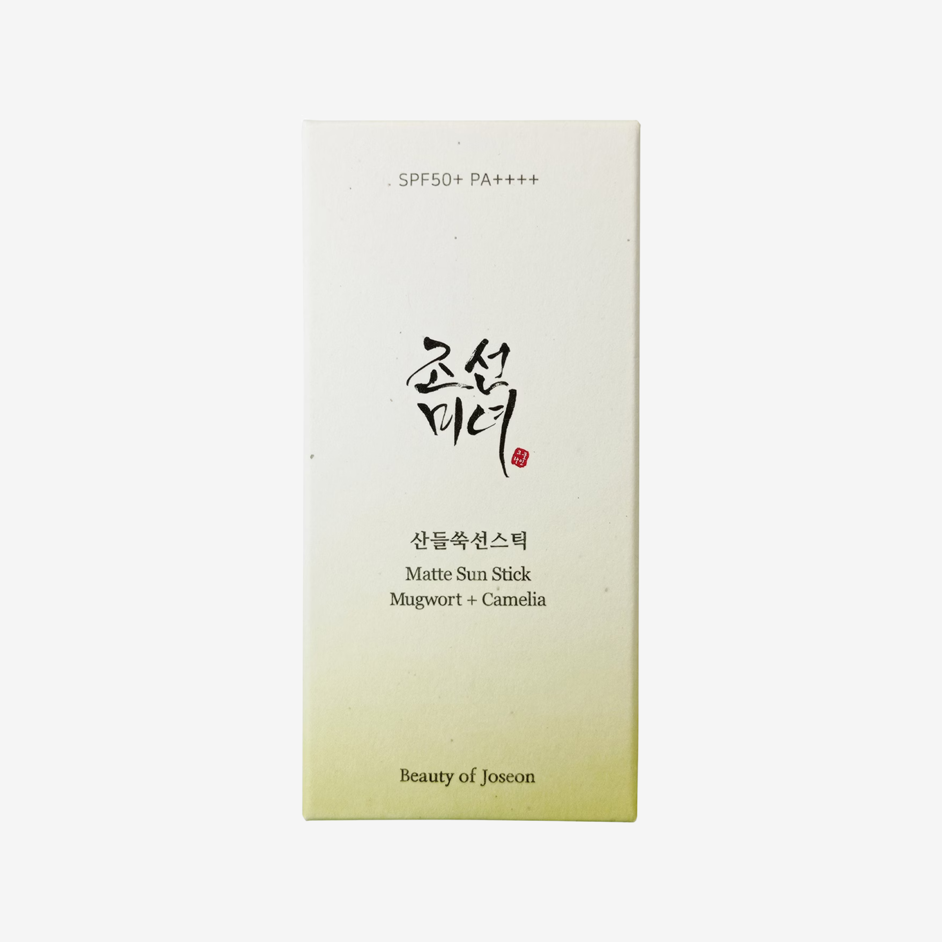 BEAUTY OF JOSEON Matte Sun Stick : Mugwort + Camelia SPF50+