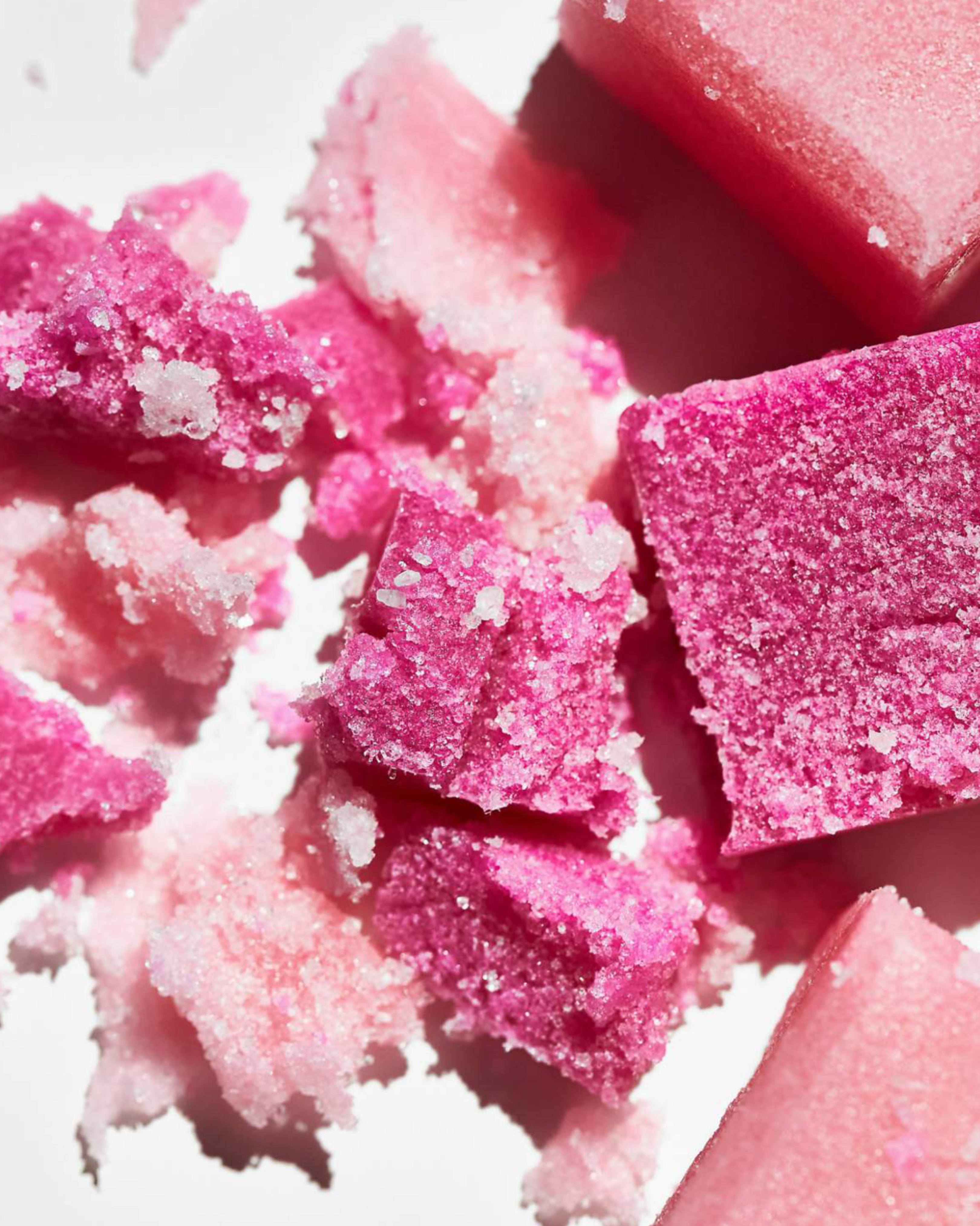SUNDAY RAIN - Cubos exfoliantes Rosa