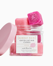 SUNDAY RAIN - Cubos exfoliantes Rosa