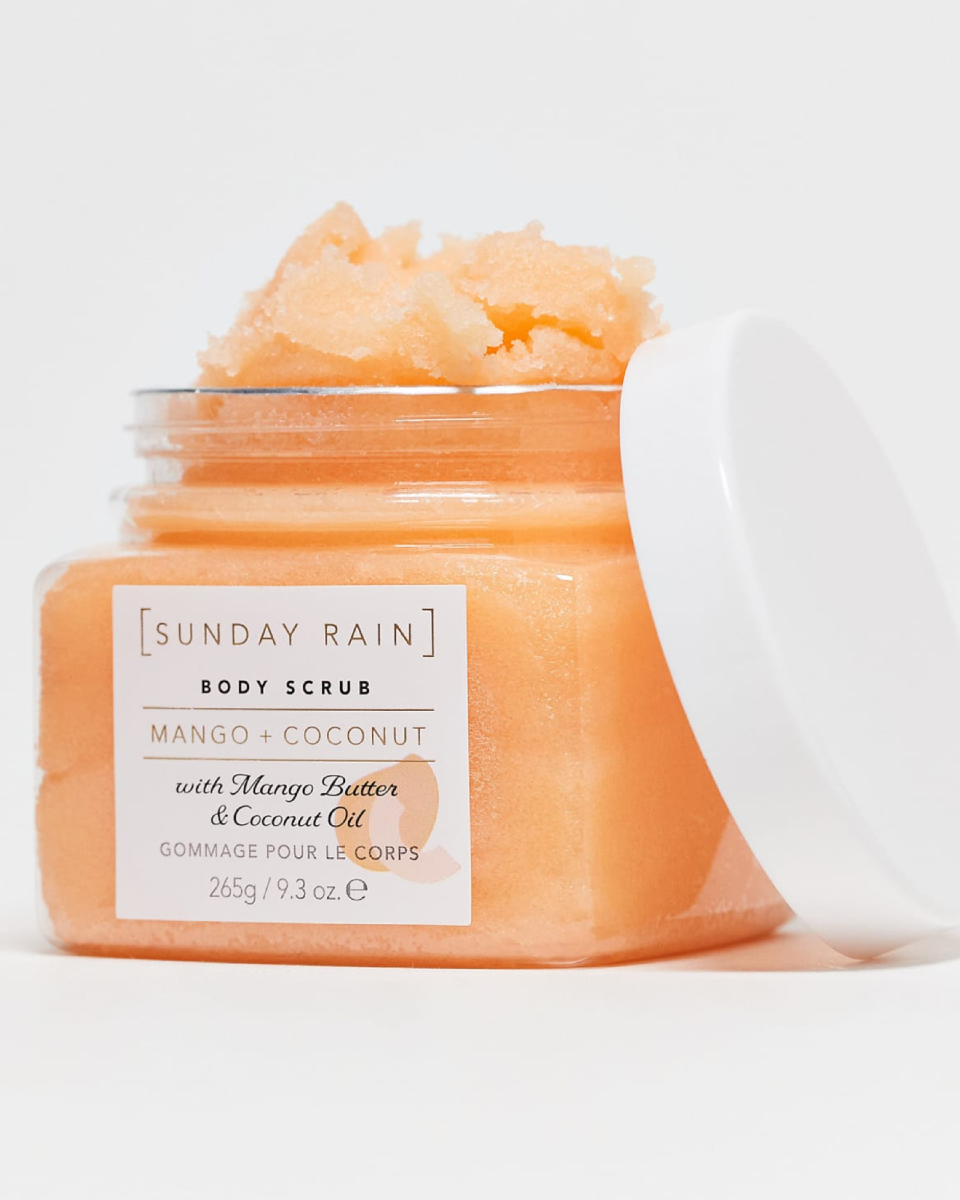 SUNDAY RAIN - Exfoliante corporal de mango y coco 