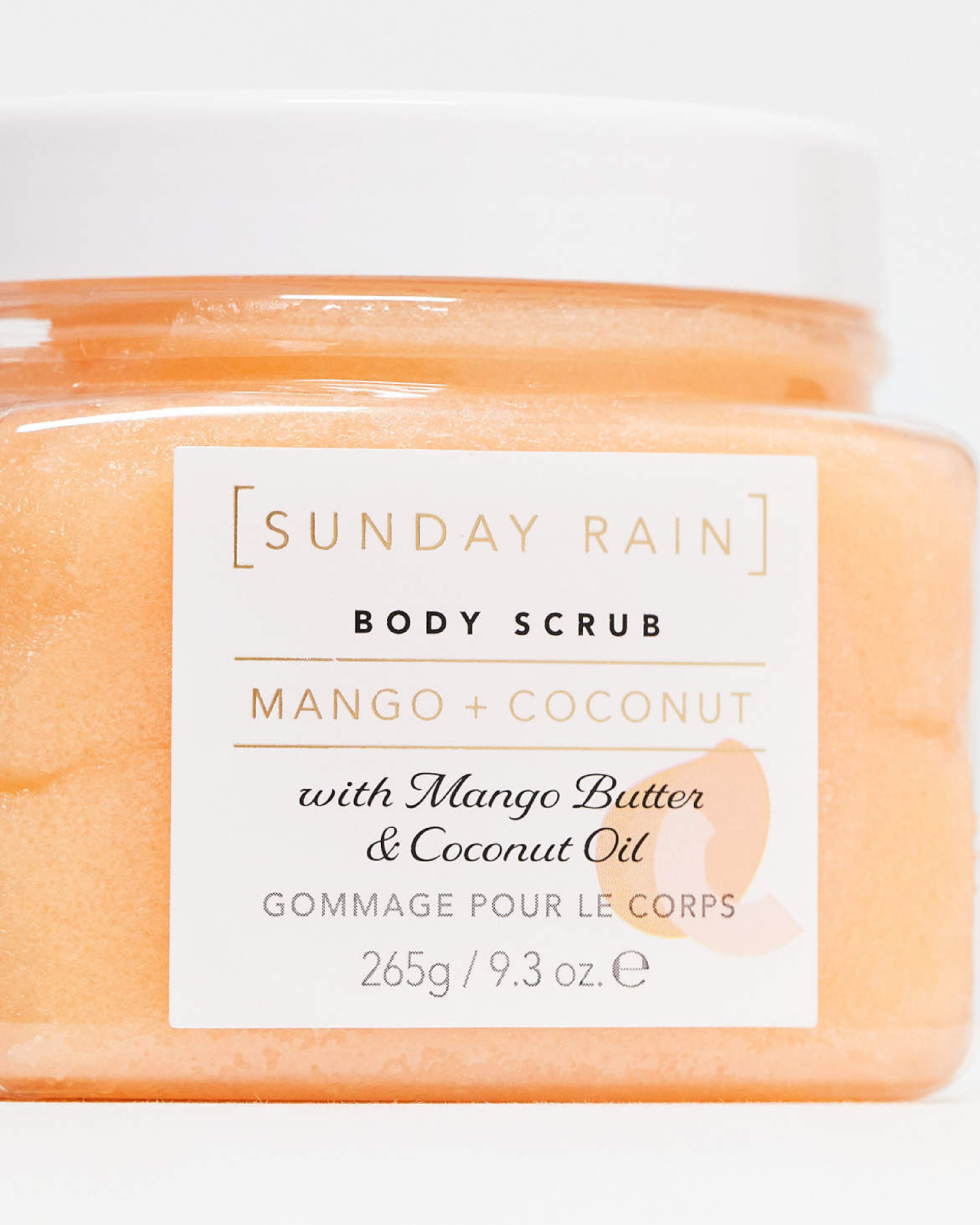 SUNDAY RAIN - Exfoliante corporal de mango y coco 