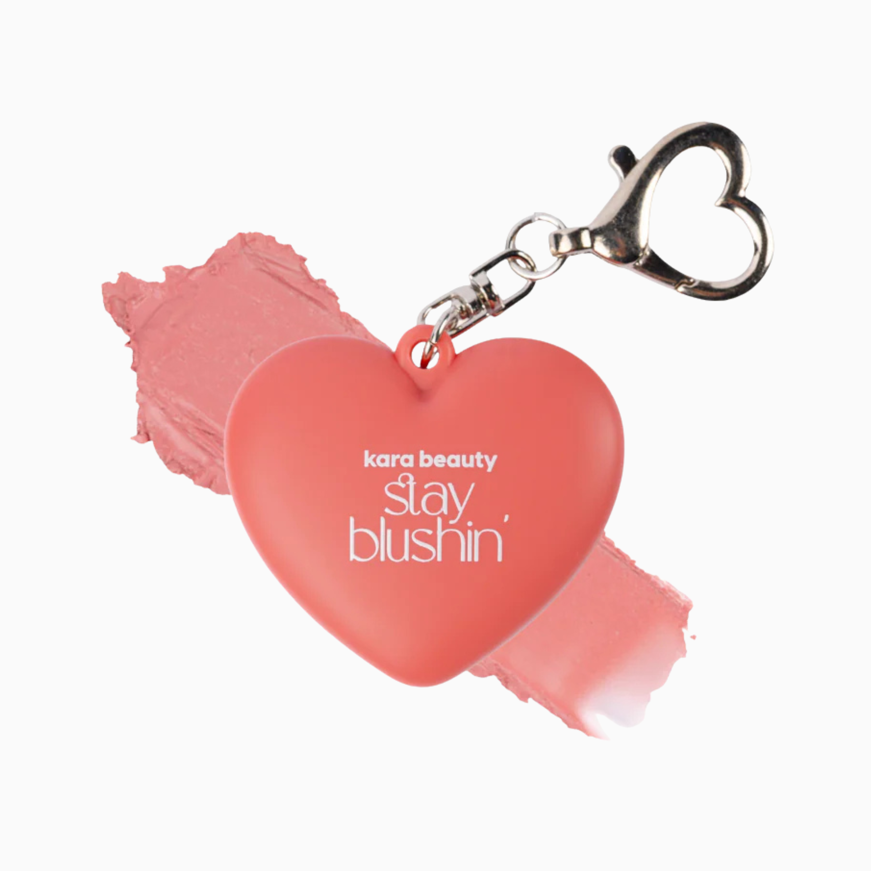 Stay Blushin! Lip and Cheek Cream Blush Keychain - Sunkissed