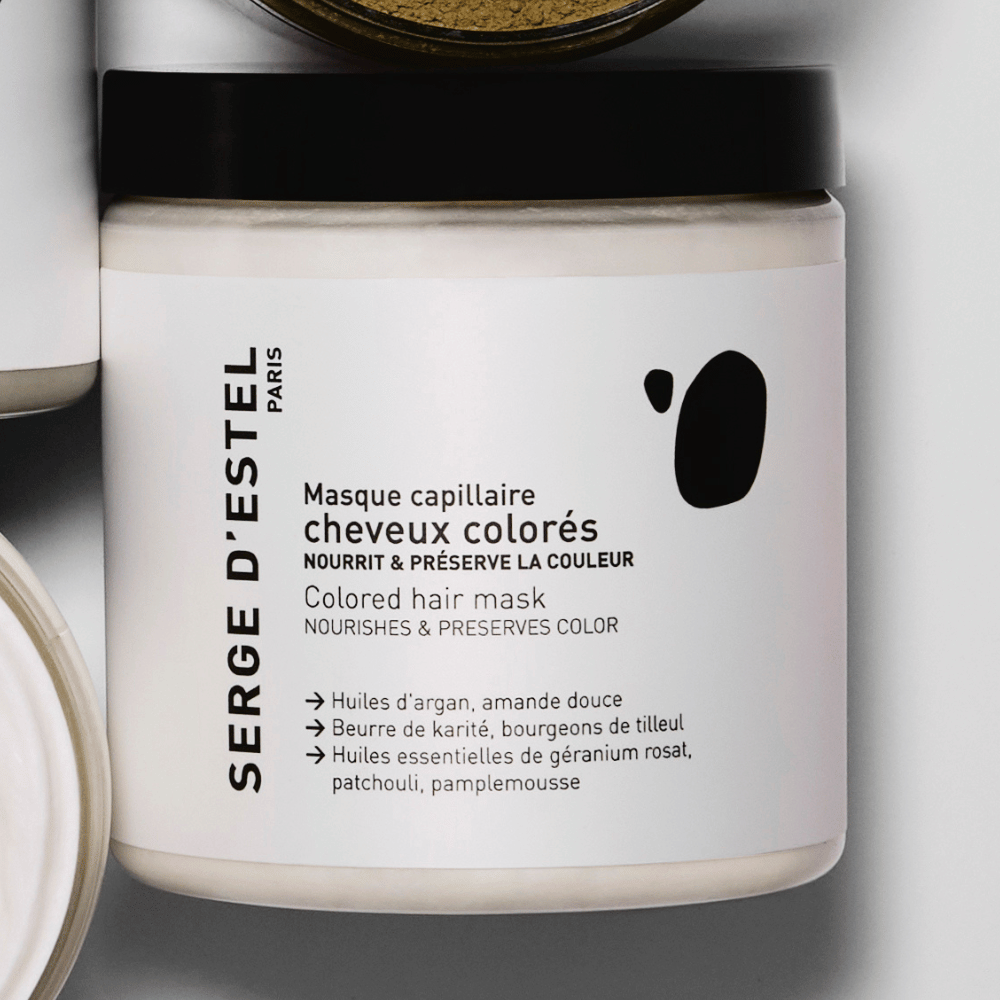 SERGE D'ESTEL - Mascarilla para el cuidado del color | Mascarilla hidratante para cabello teñido