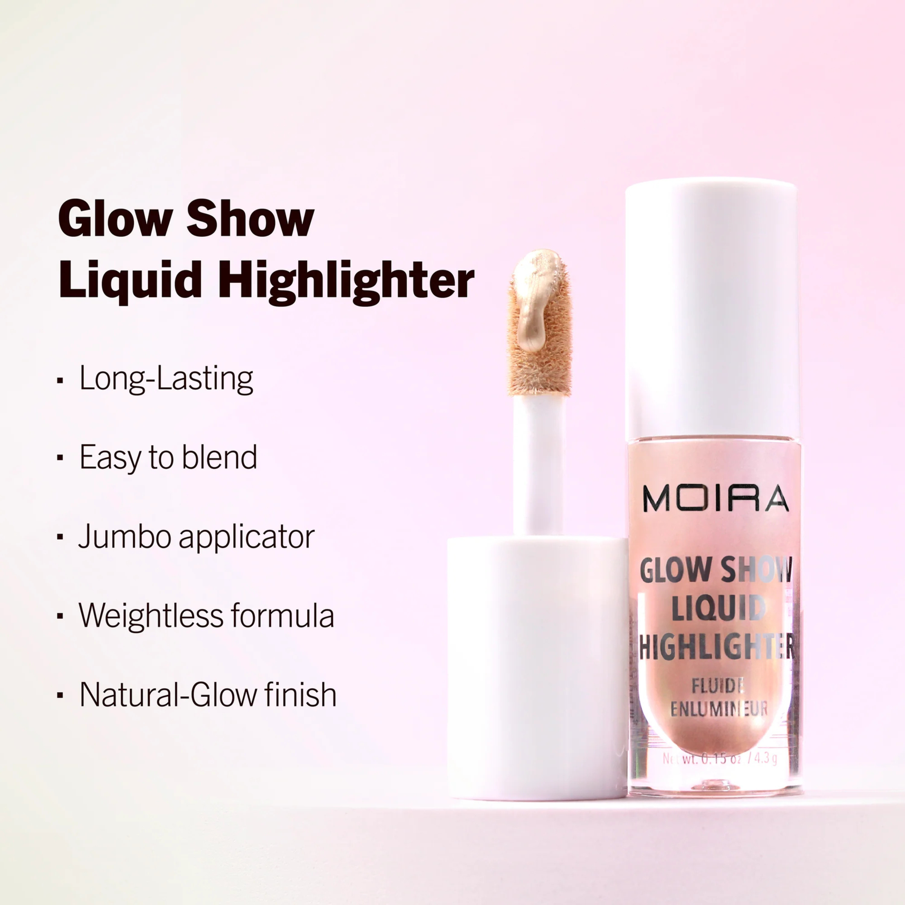 Highlighter Liquide - Glow Show (005, Rosé Royal)