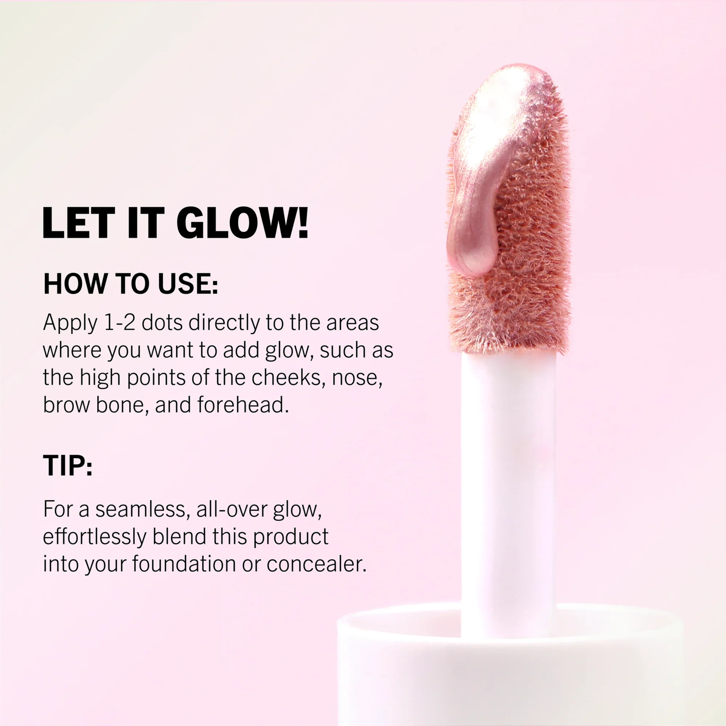 Highlighter Liquide - Glow Show (005, Rosé Royal)