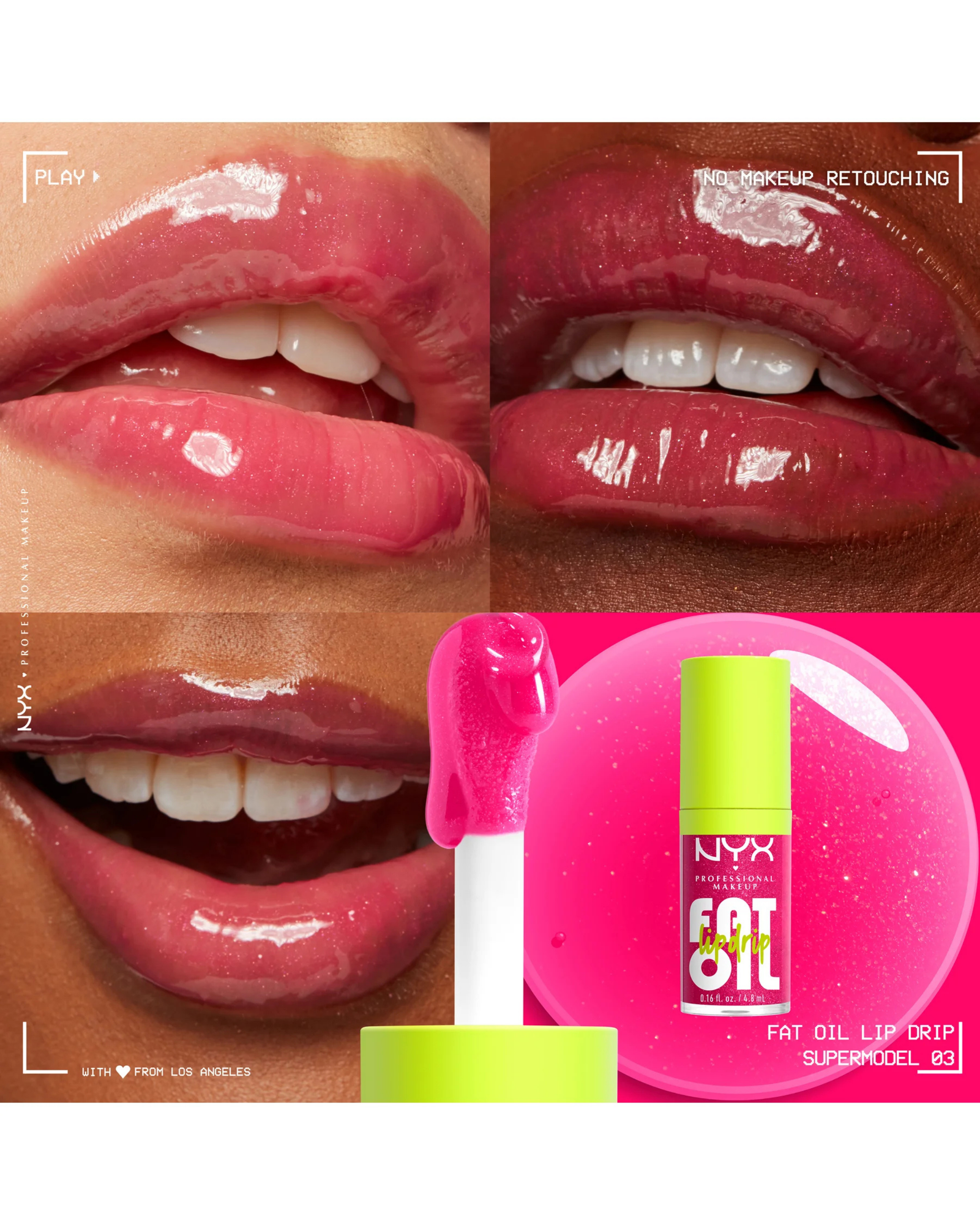 NYX Professional Makeup - Fat Oil Lip Drip (03, Supermodel)
