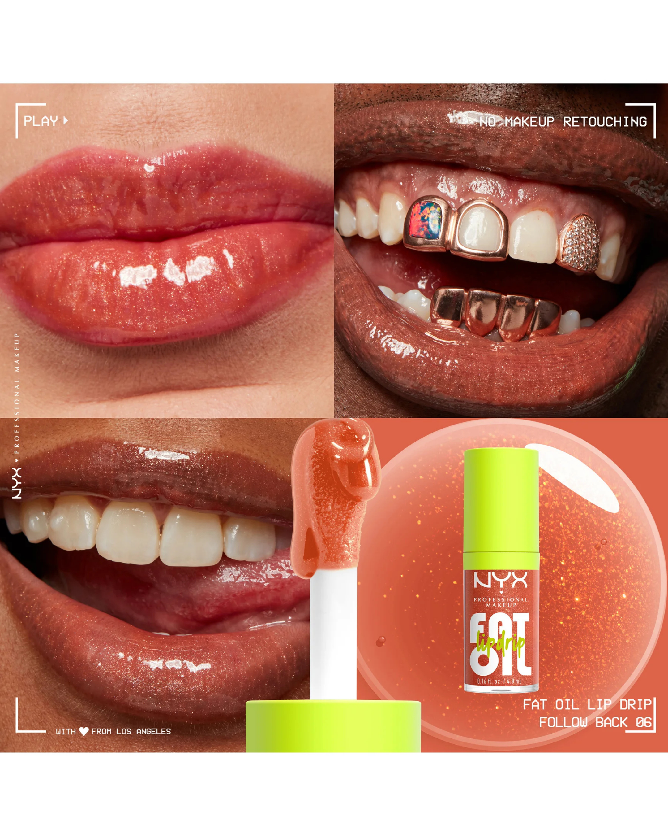 NYX Professional Makeup - Fat Oil Lip Drip (06, Follow Back)