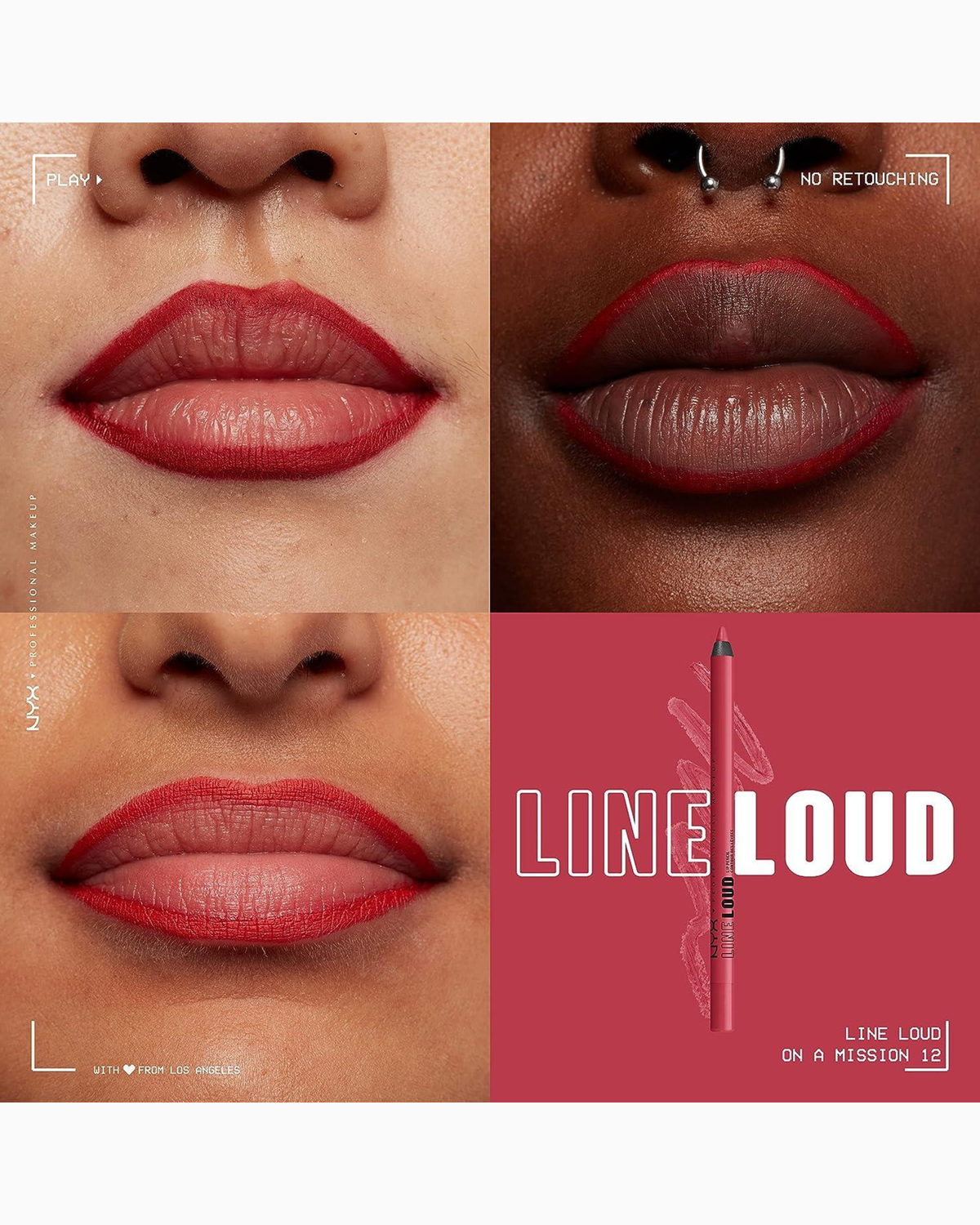 NYX Professional Makeup - Line Loud Longwear Lip Liner (12, On a Mission)