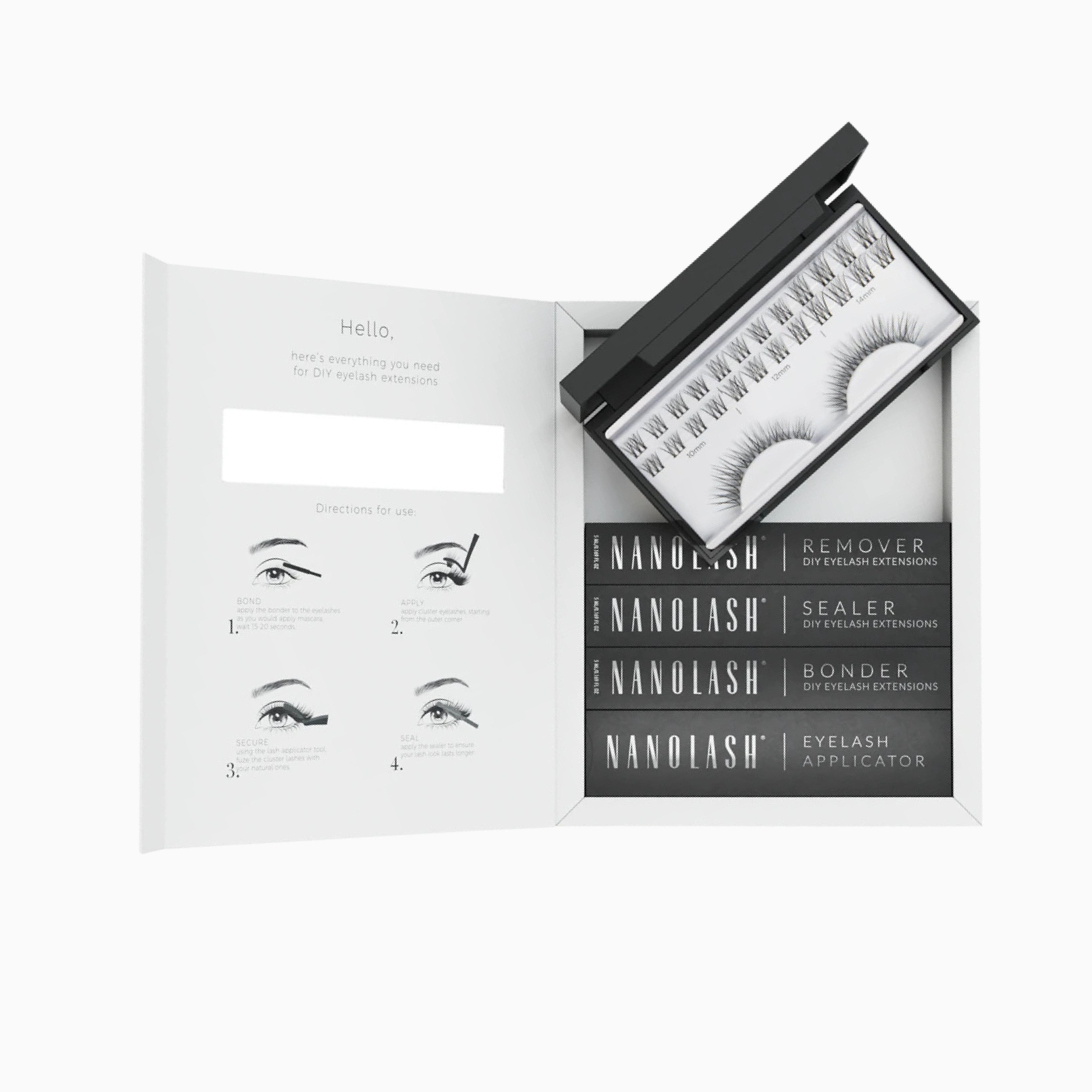 NANOLASH DIY Eyelash Extensions INNOCENT - Starter Kit