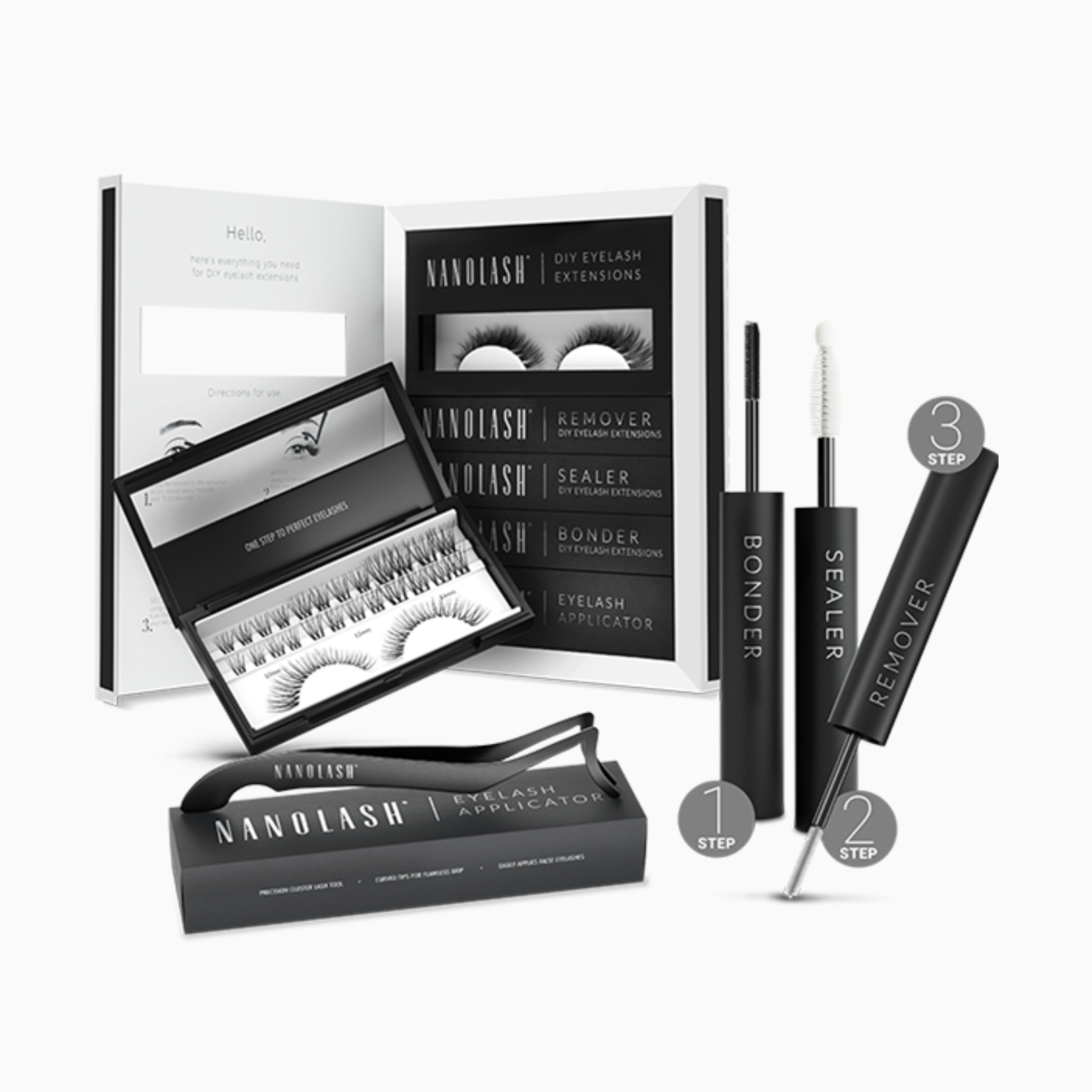 NANOLASH DIY Eyelash Extensions INNOCENT - Starter Kit