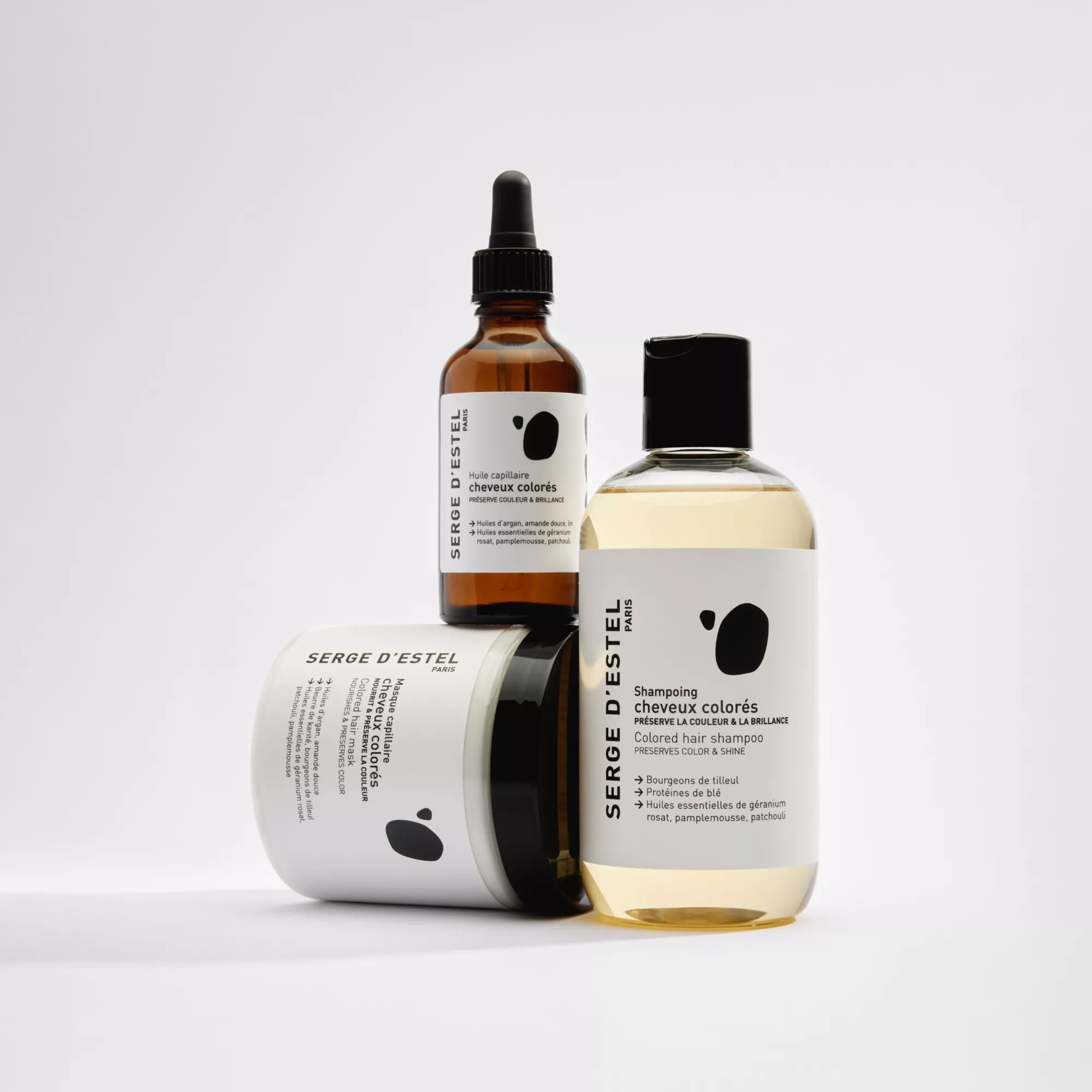 SERGE D'ESTEL - Champú protector del color | Limpiador suave para cabello teñido