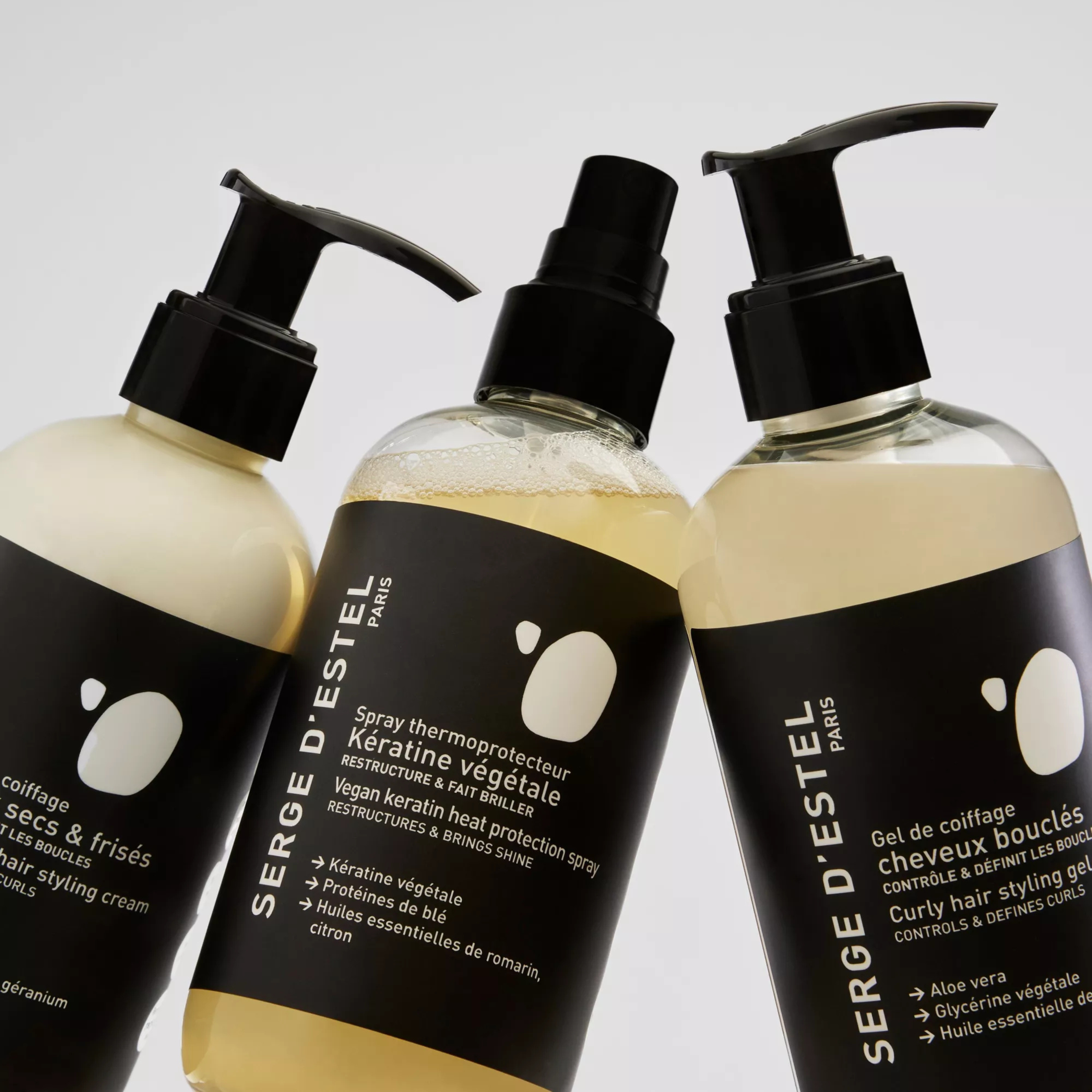 SERGE D'ESTEL - Gel fijador de rizos | Gel definidor para cabello rizado