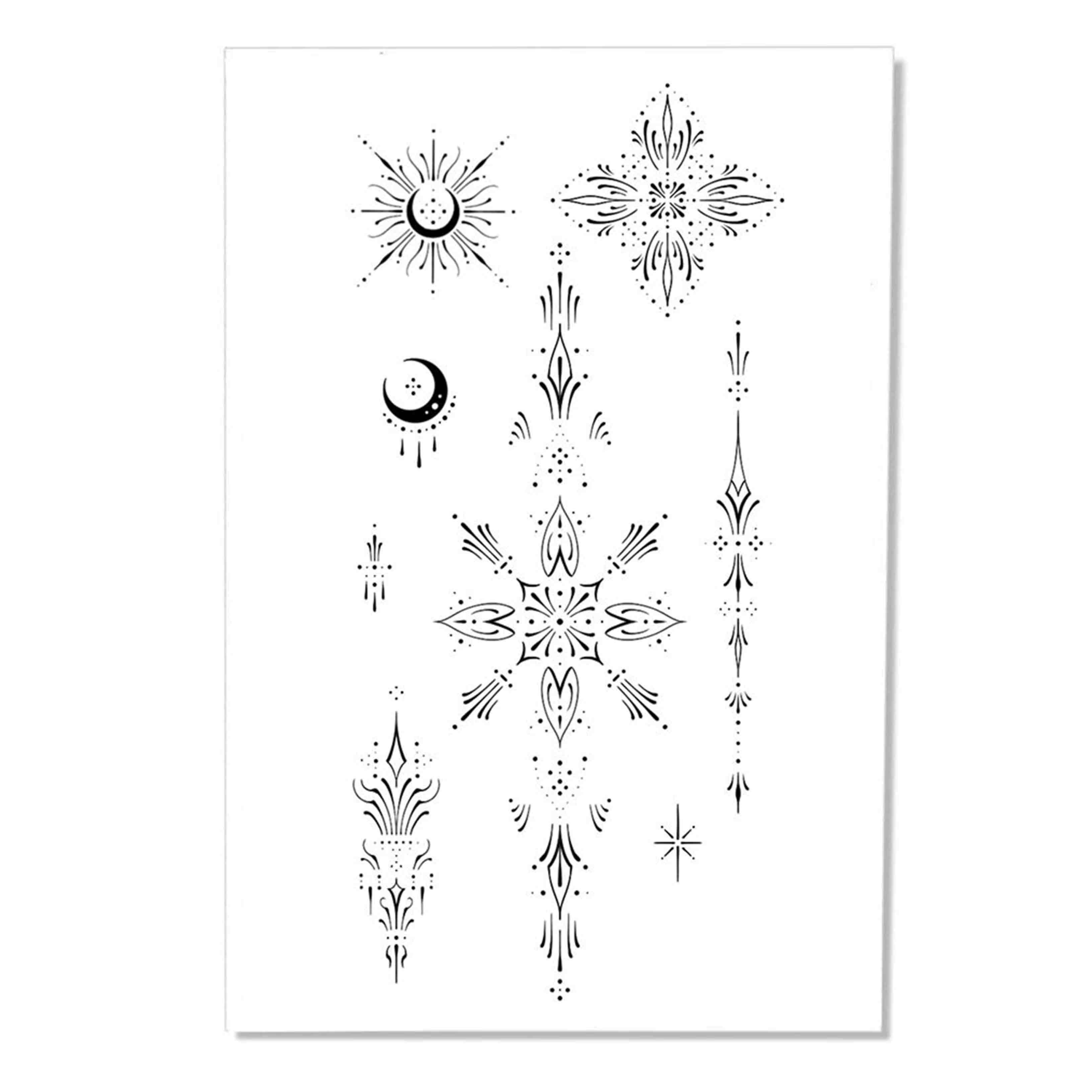 SIOOU Temporary Tattoos Nebula