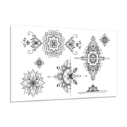 SIOOU Temporary Tattoos Mandalas