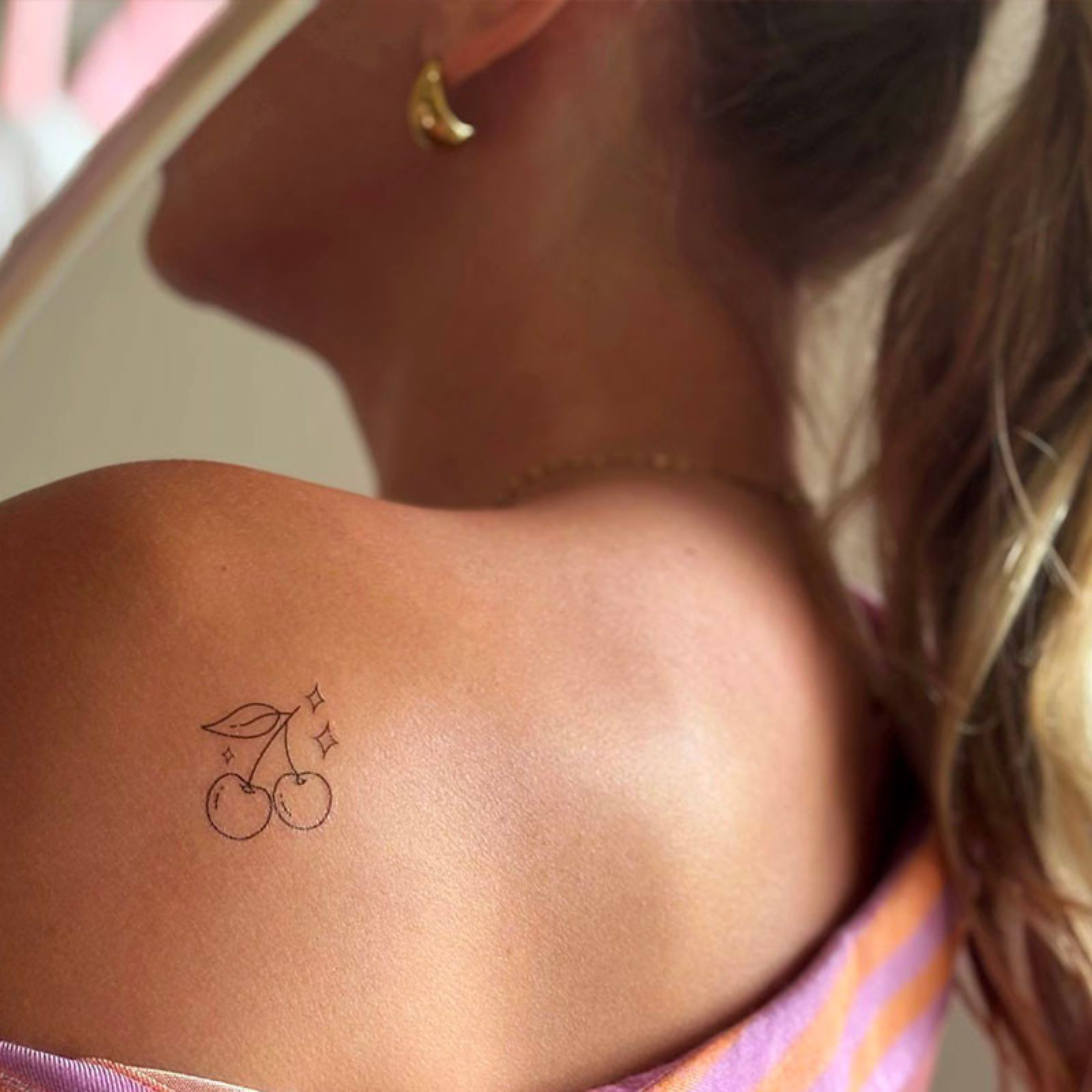 SIOOU Temporary Tattoo Cherry (x5)