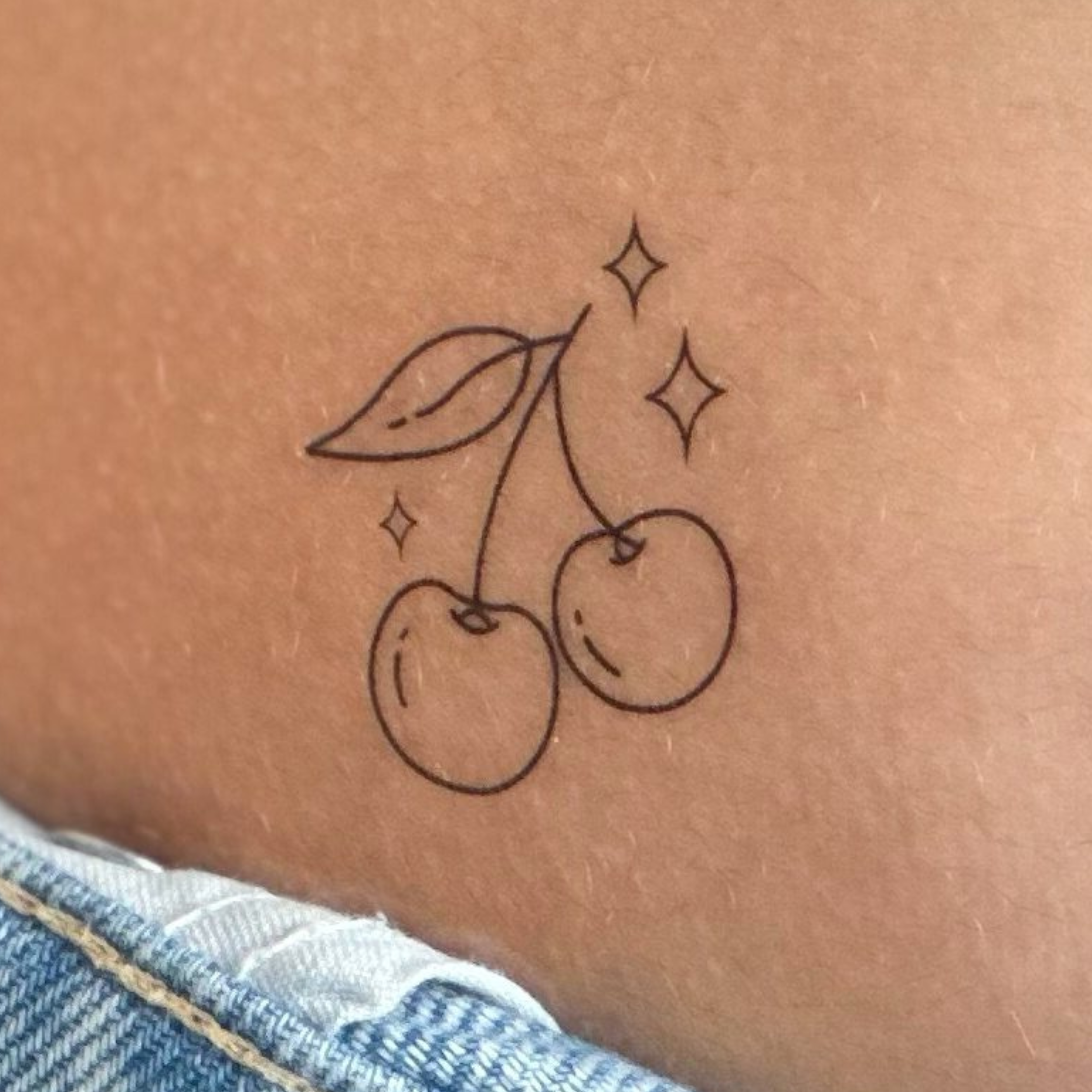 SIOOU Temporary Tattoo Cherry (x5)