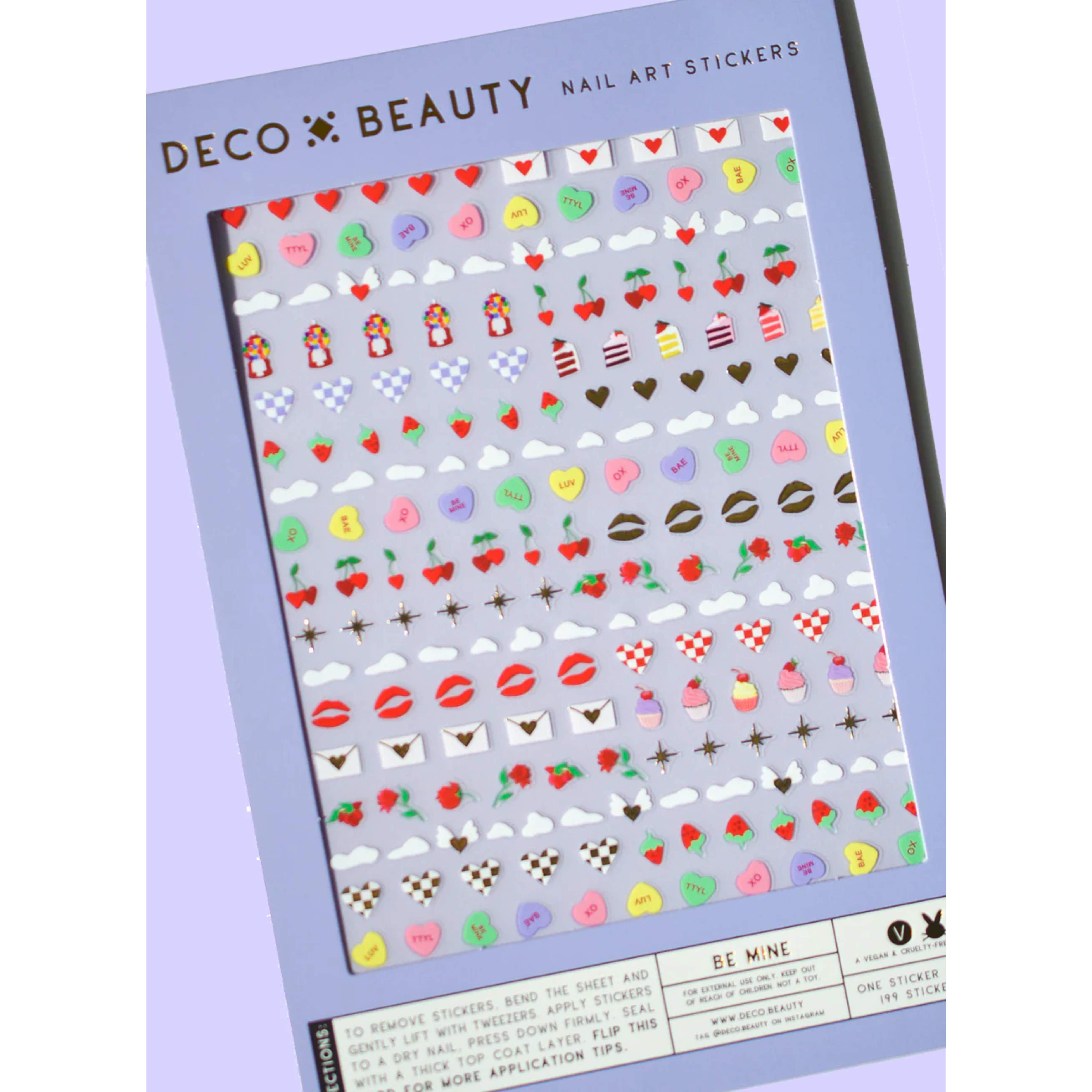 Nail Art Stickers Be Mine