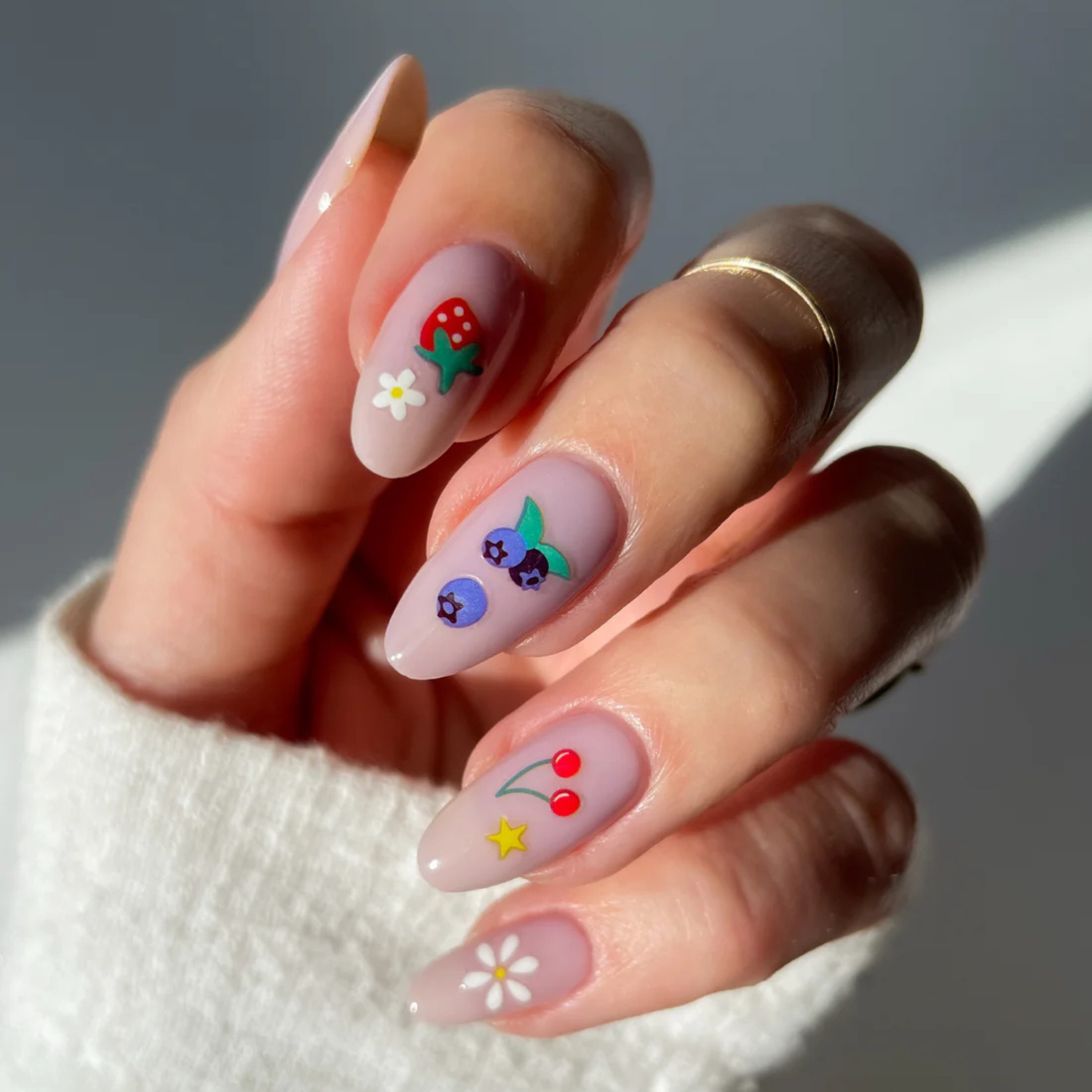 Nail Art Stickers Fruit Salad