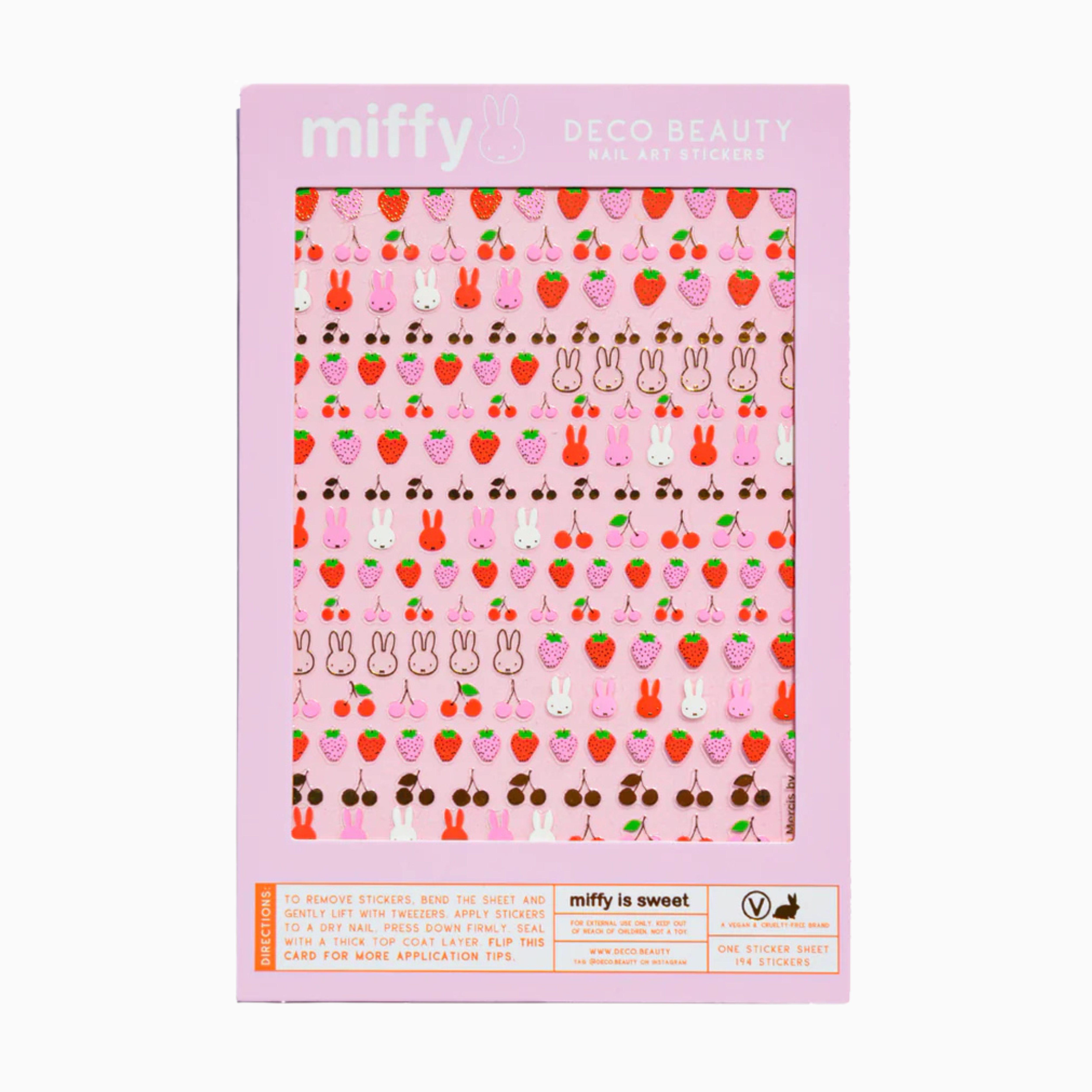 Nail Art Stickers Miffy Is Sweet