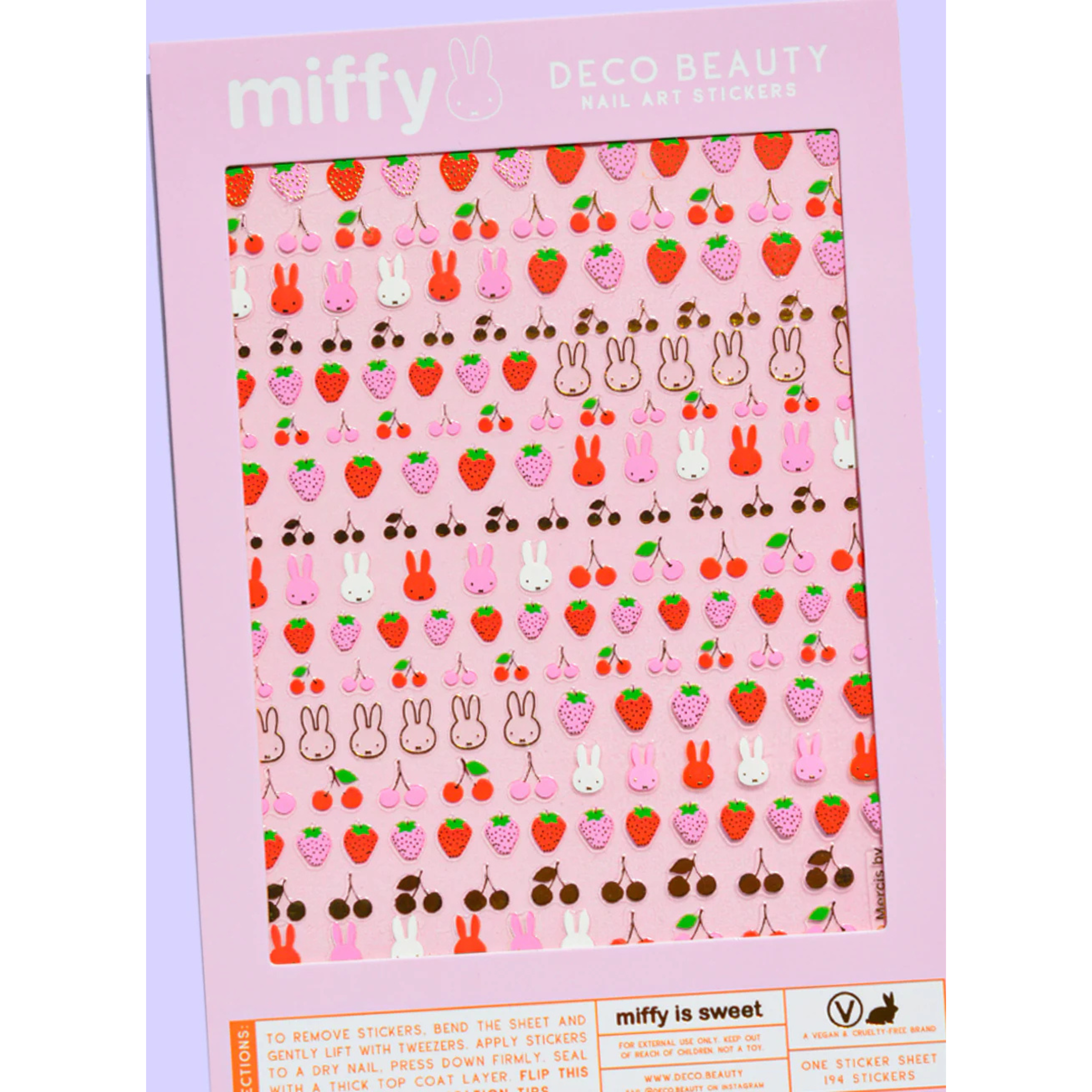 Nail Art Stickers Miffy Is Sweet