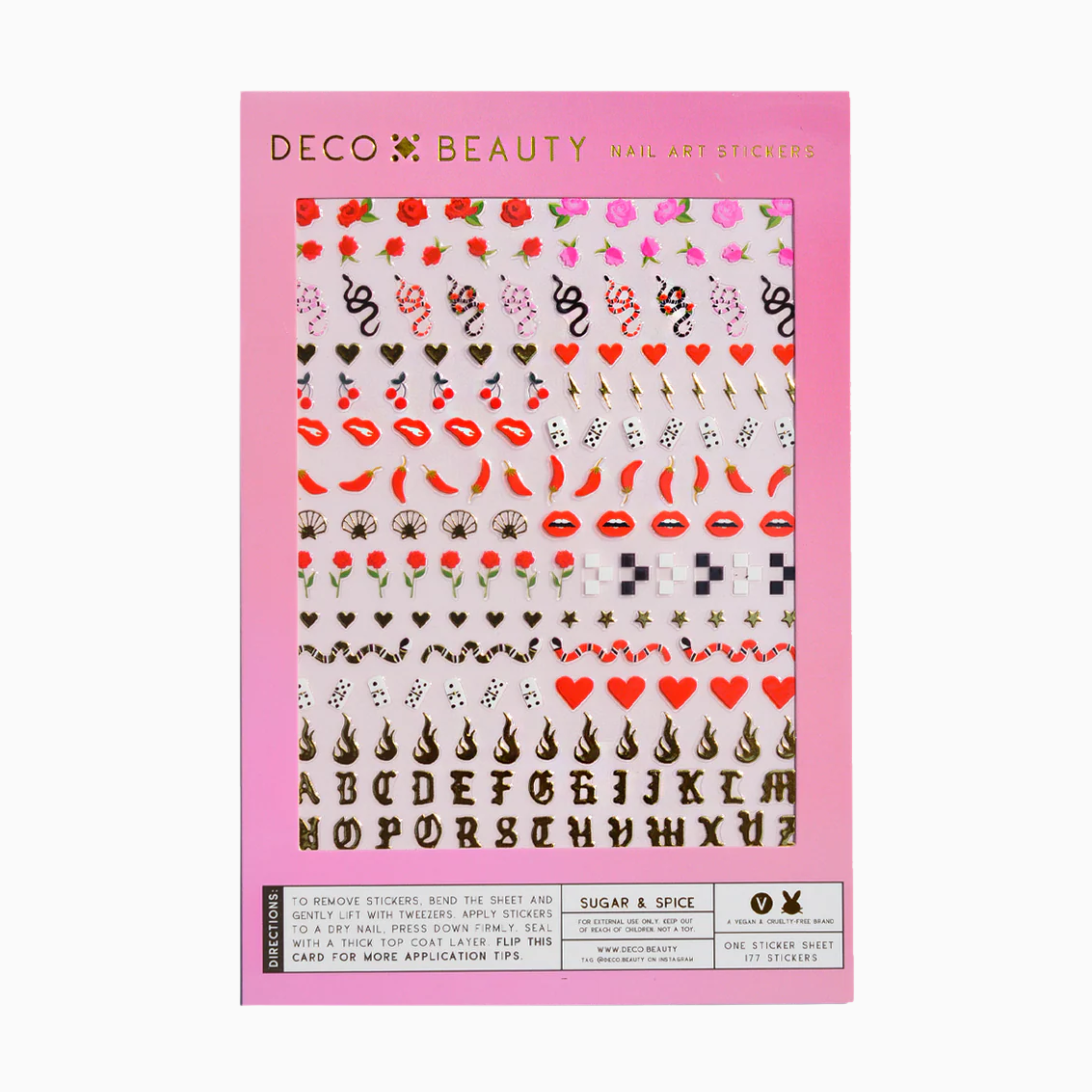 Nail Art Stickers Sugar & Spice