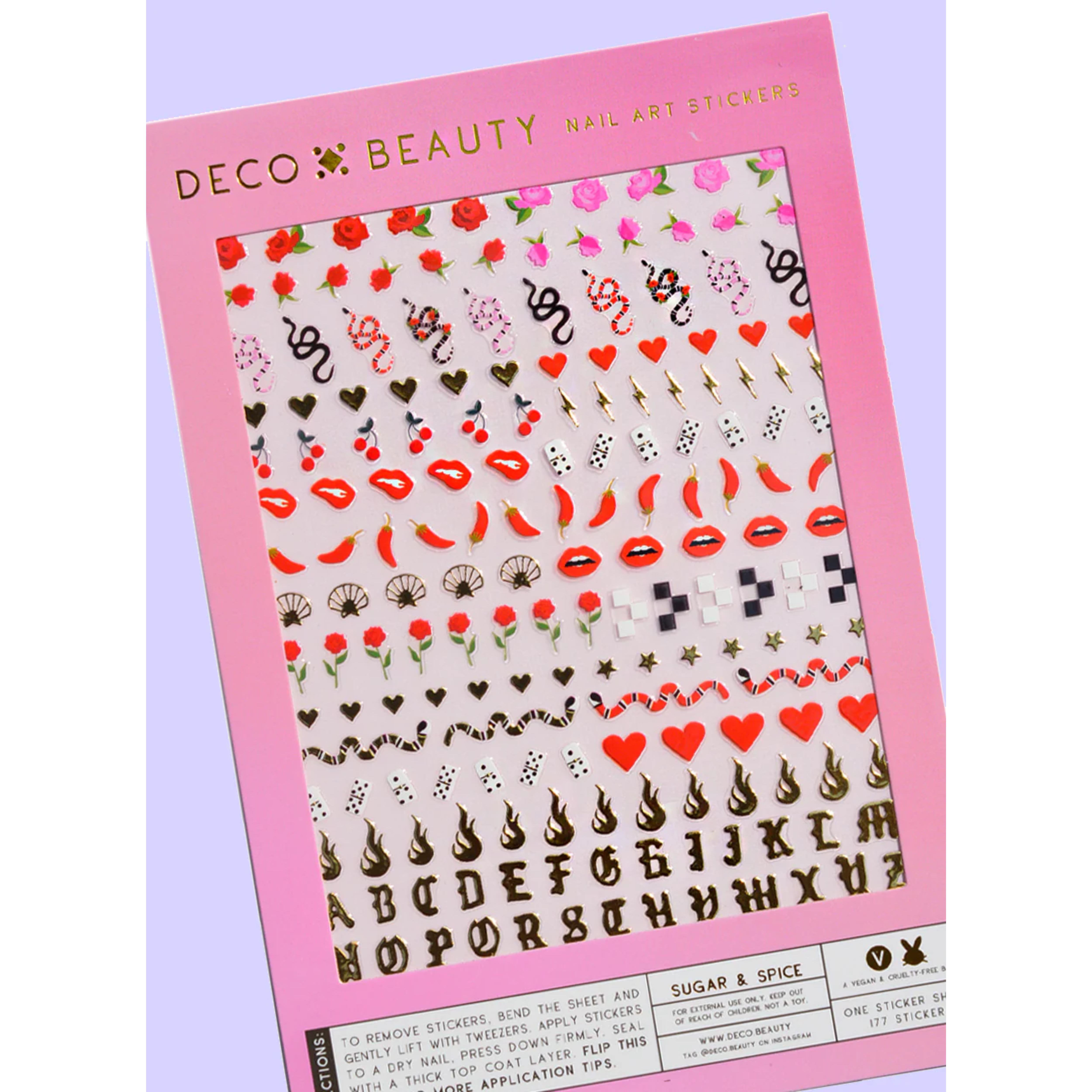 Nail Art Stickers Sugar & Spice