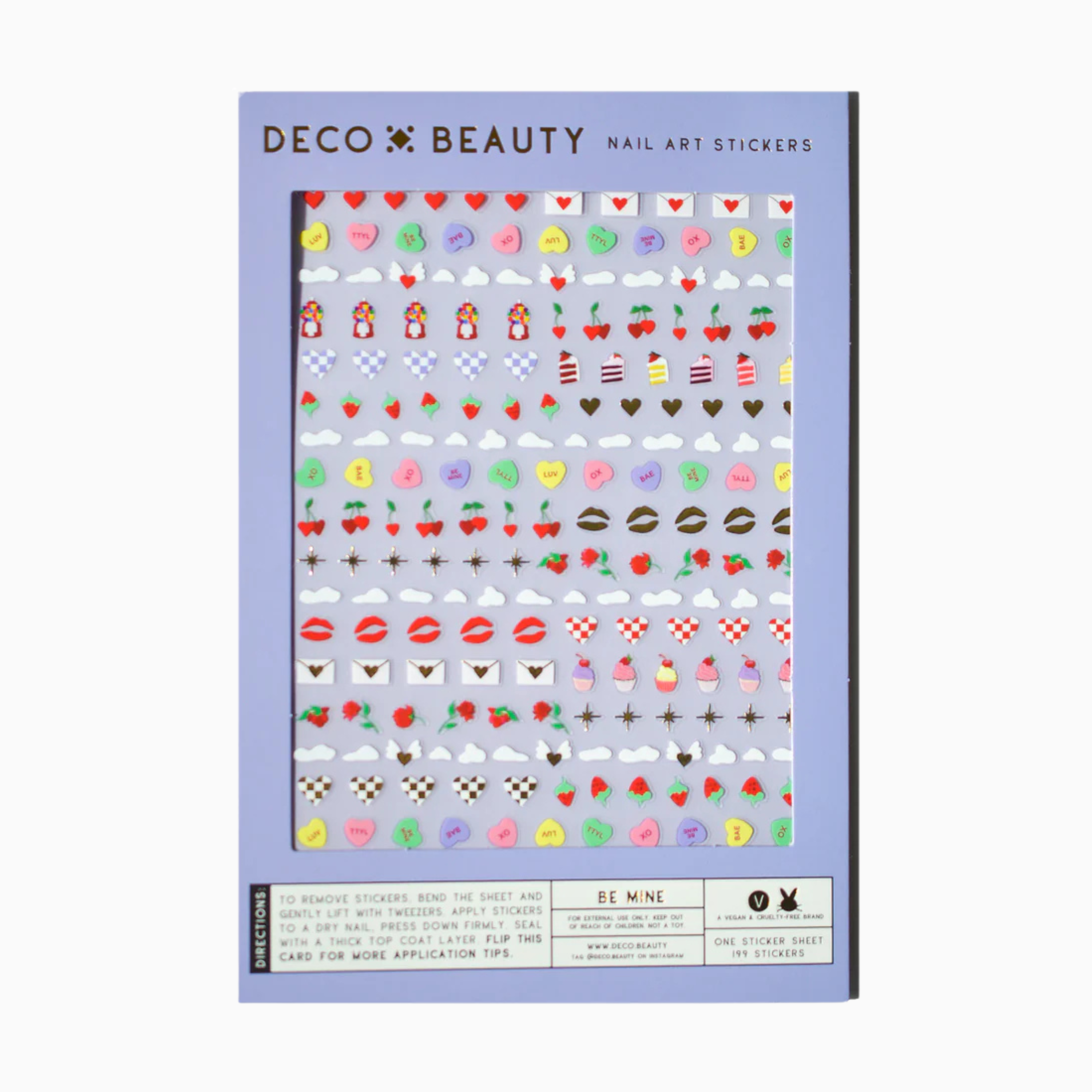 Nail Art Stickers Be Mine