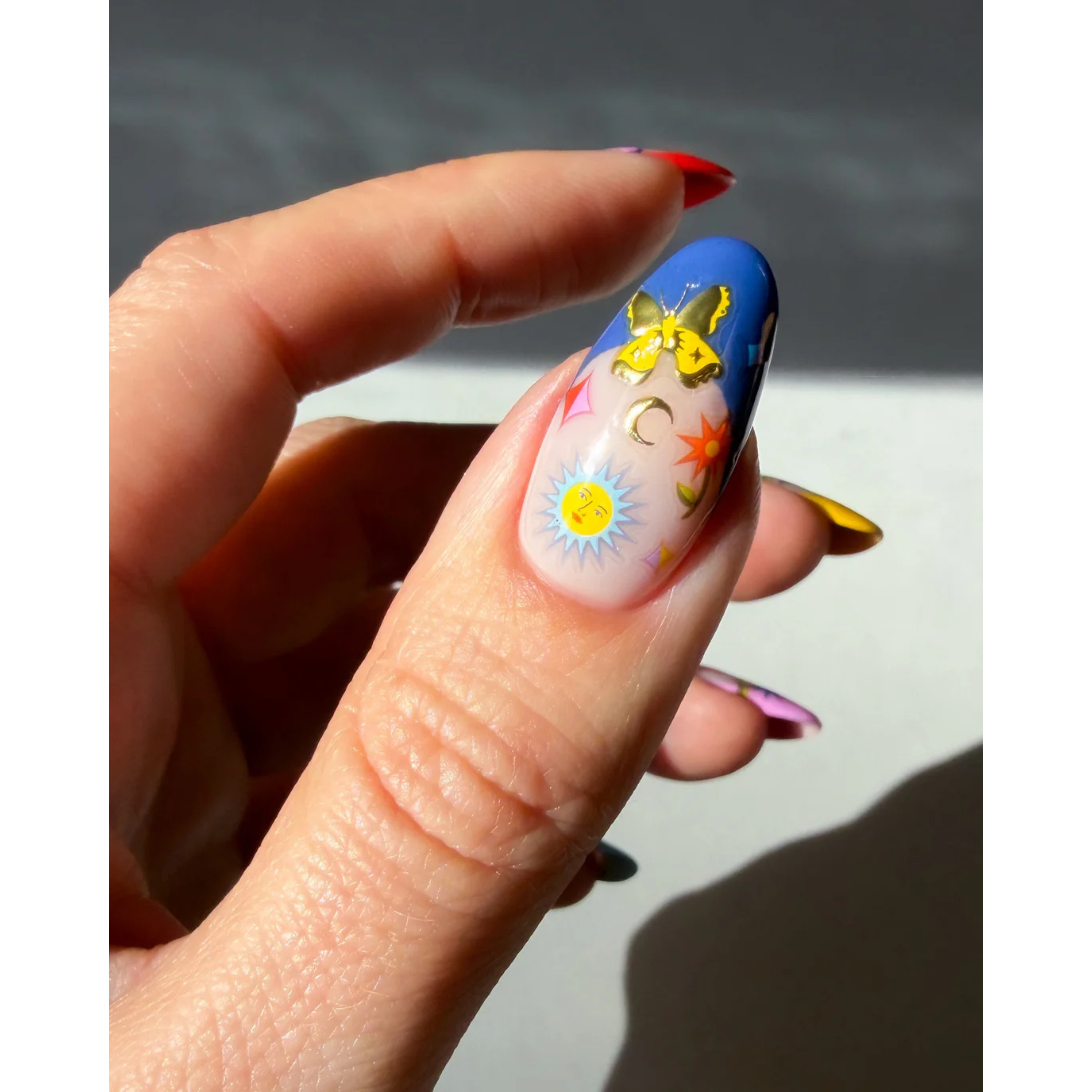 Nail Art Stickers Jardin Estelar