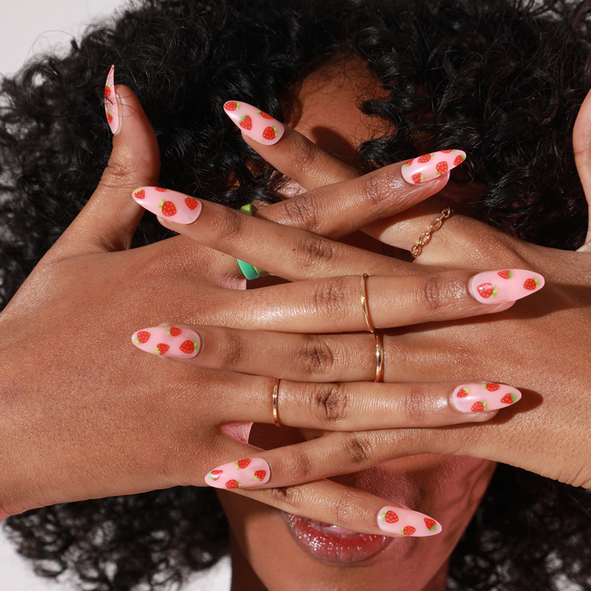 Press-On Nails PaintLab So Strawberry