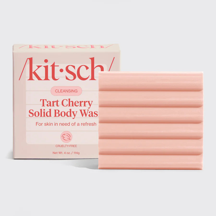Kitsch - Savon Solide Nourrissant au Beurre de Karité | Parfum Cerise Noire
