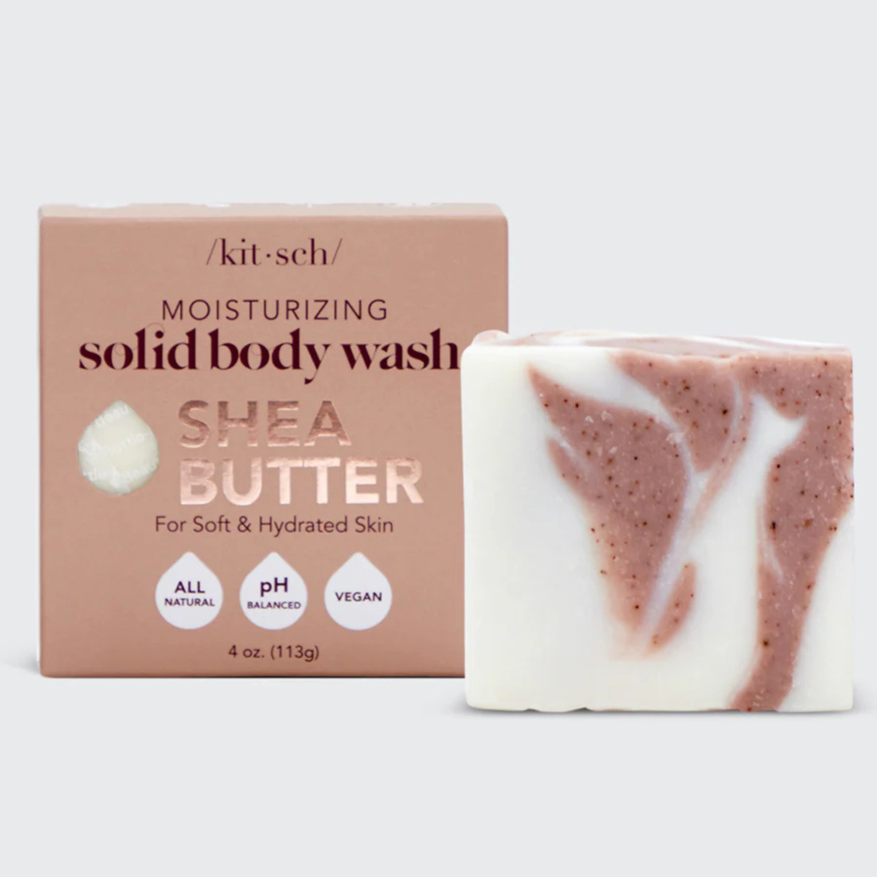 KITSCH Shea Butter Solid Body Wash Bar