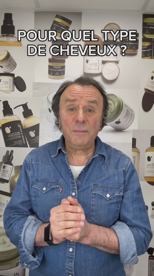 Cargar vídeo: SERGE D&#39;ESTEL - Crema para peinar rizos | Sin aclarado nutritivo para cabello seco y rizado