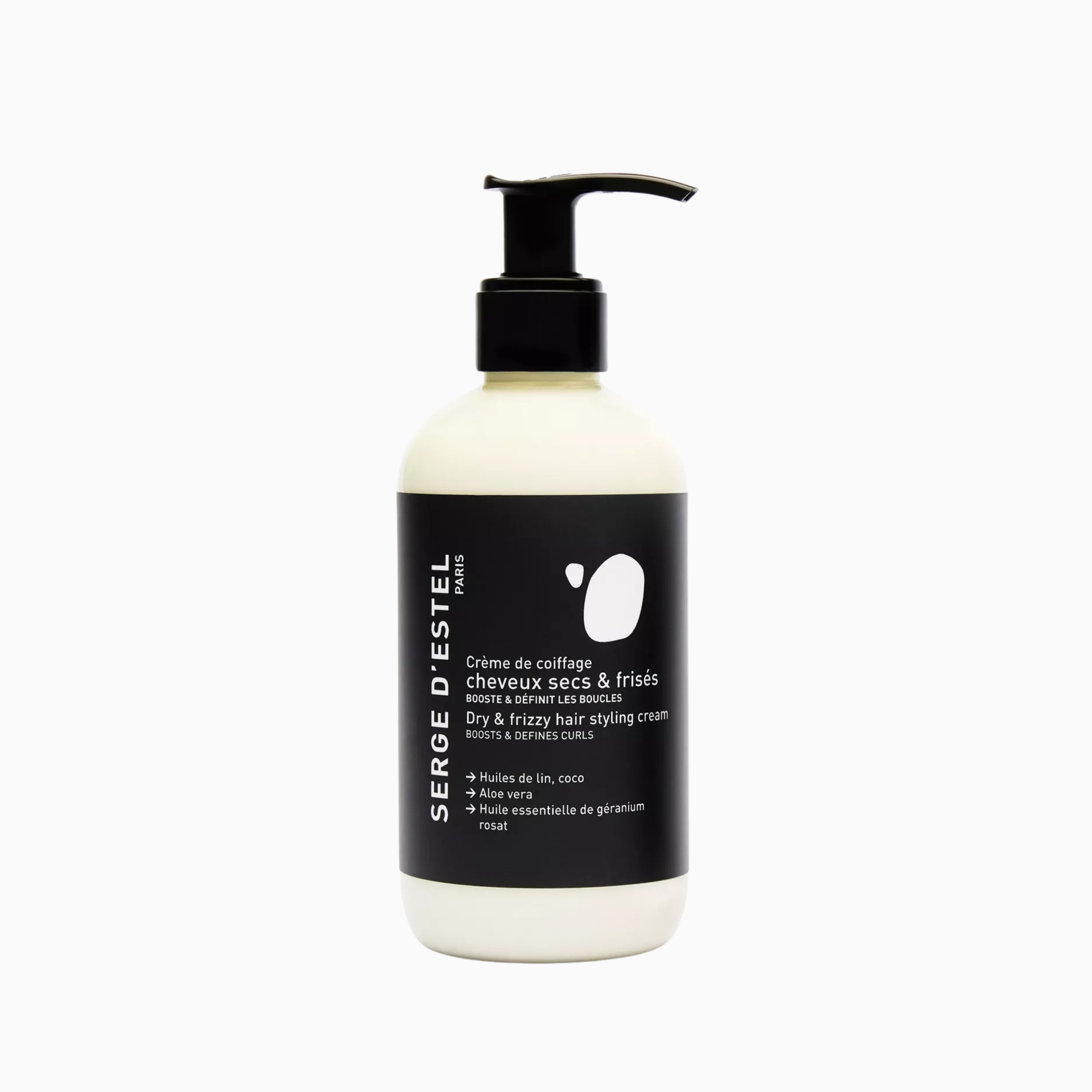 SERGE D'ESTEL - Crema para peinar rizos | Sin aclarado nutritivo para cabello seco y rizado